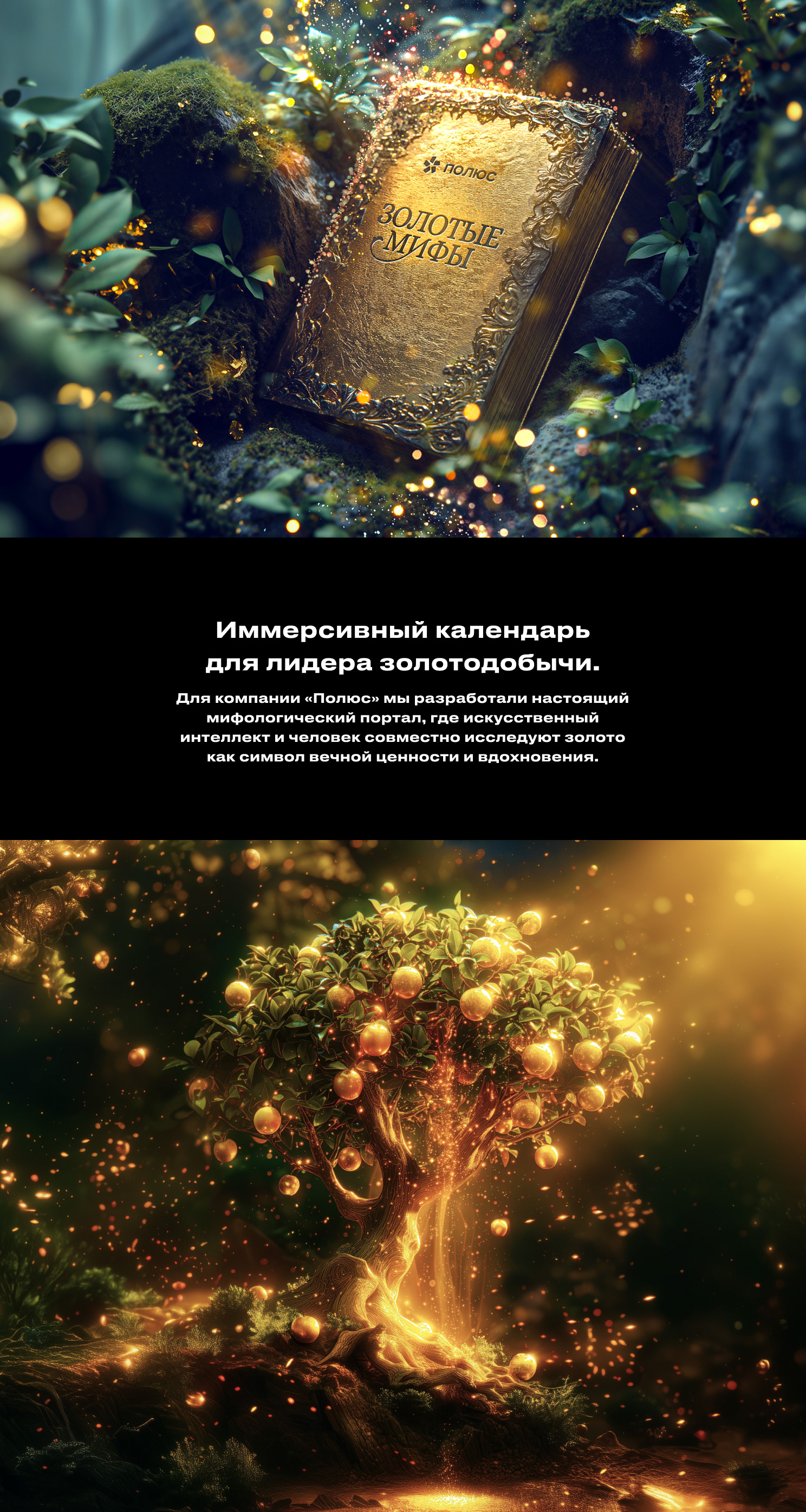 Иммерсивный календарь «Полюс» — Изображение №1 — Графика, Маркетинг на Dprofile