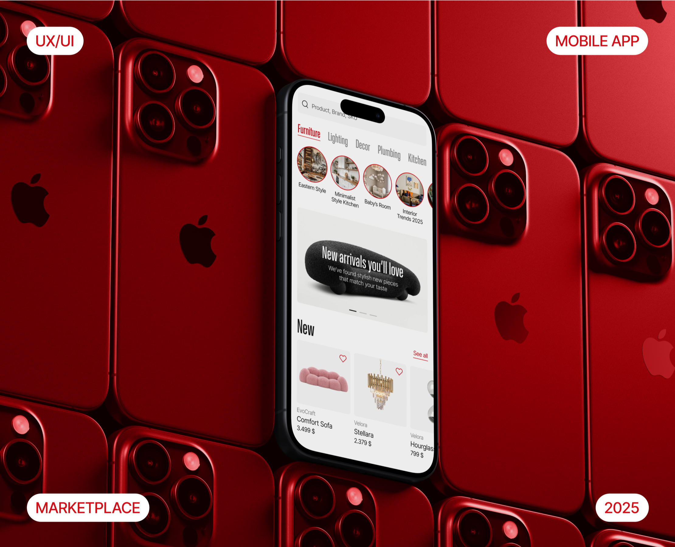 SPACIO MODÉ / Mobile App / Product design / Marketplace — Интерфейсы на Dprofile