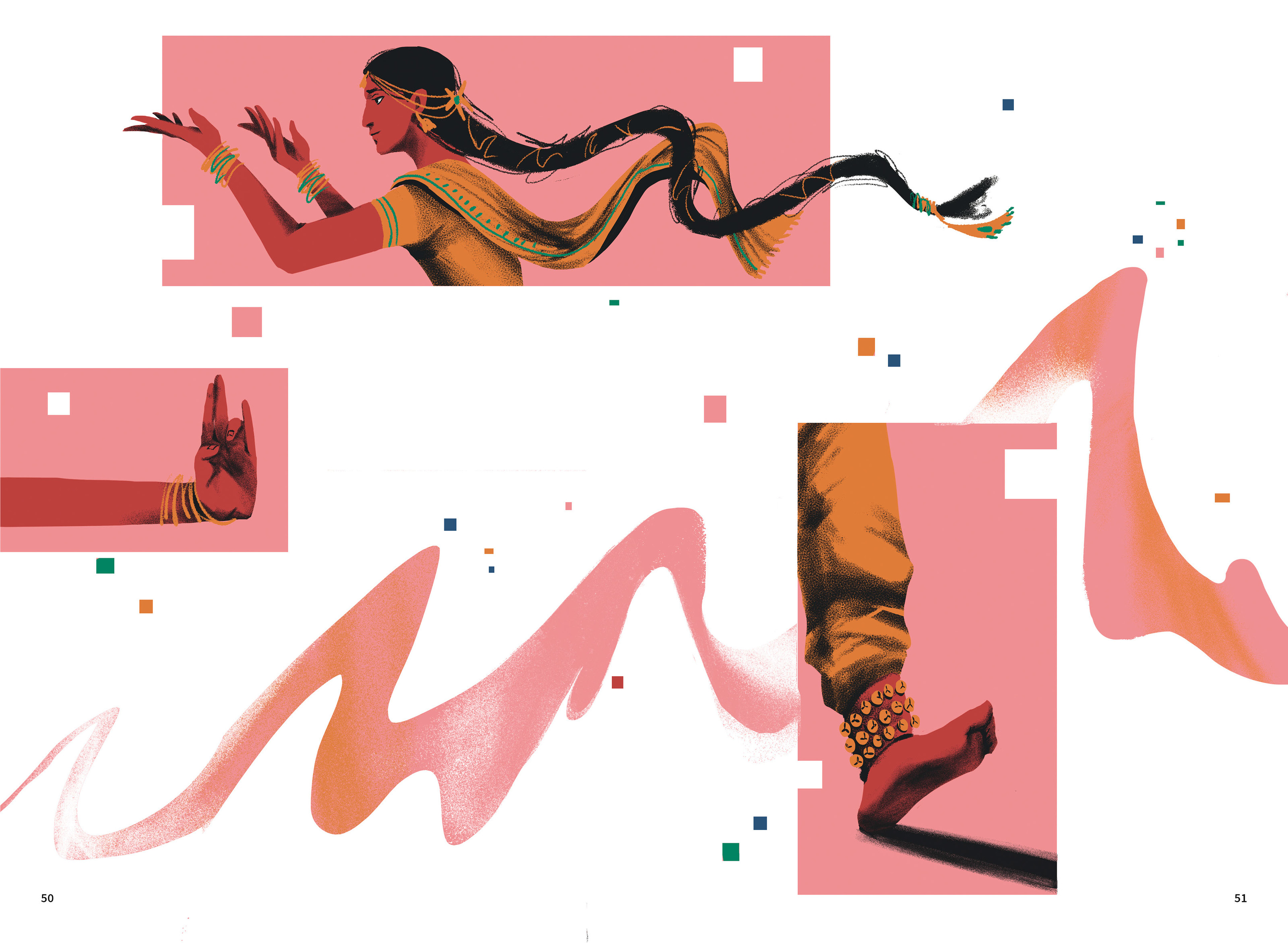 Нритья. Танцующая. — Изображение №17 — Иллюстрация, Графика на Dprofile