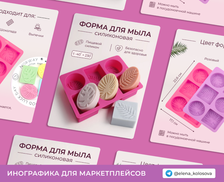 Инфографика для маркетплейсов — Графика, Маркетинг на Dprofile