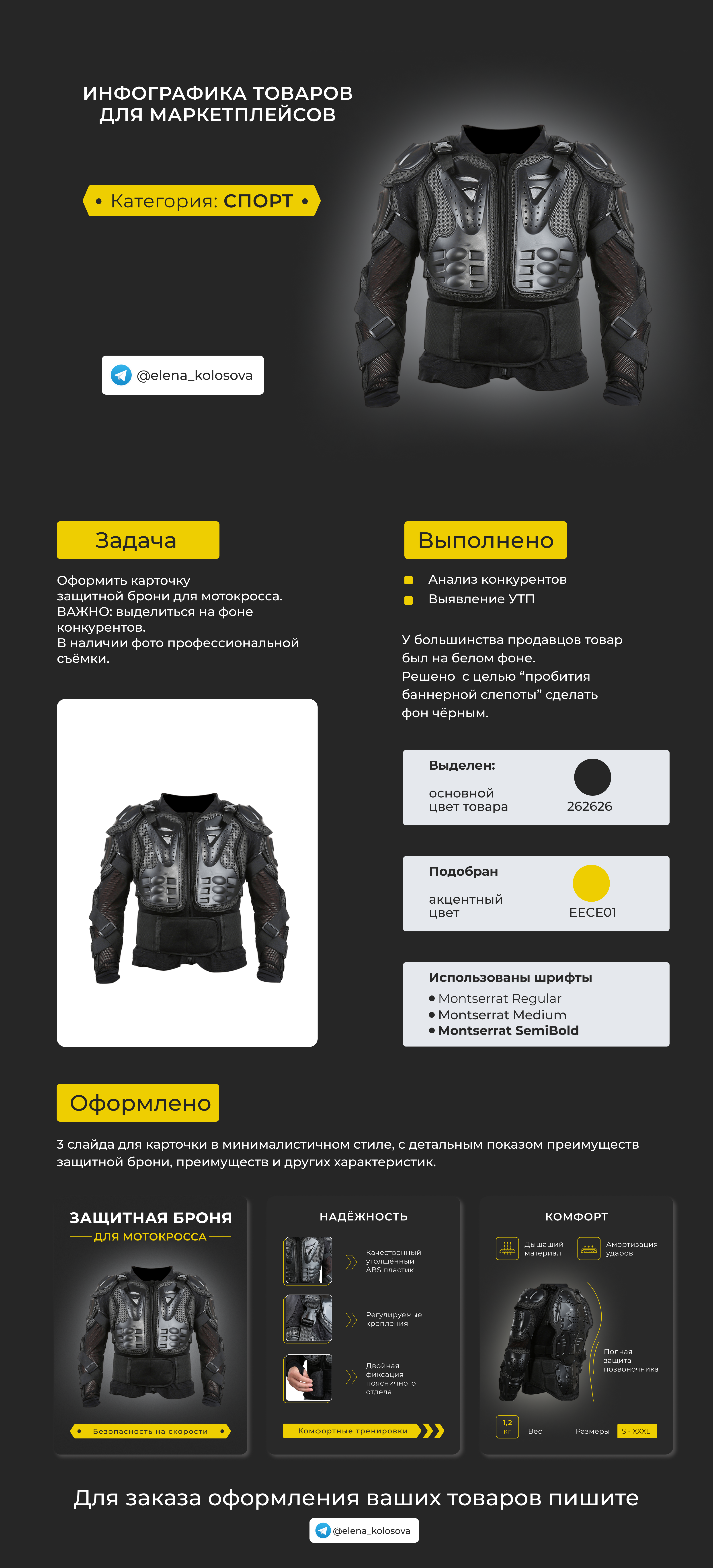 Инфографика товаров для маркетплейсов — Изображение №1 — Графика, Маркетинг на Dprofile