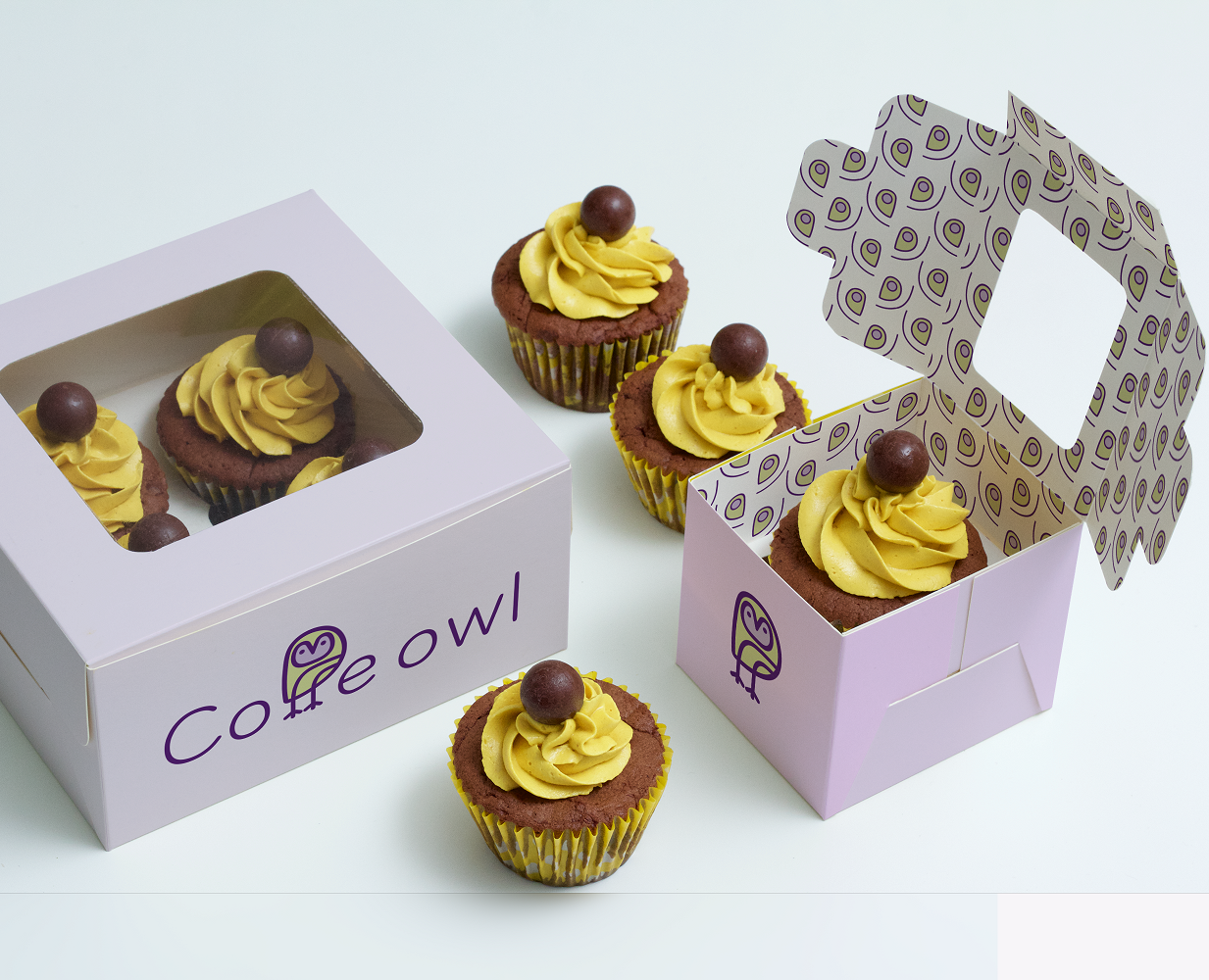 Сеть кофеен Coffe owl — Брендинг, Иллюстрация на Dprofile