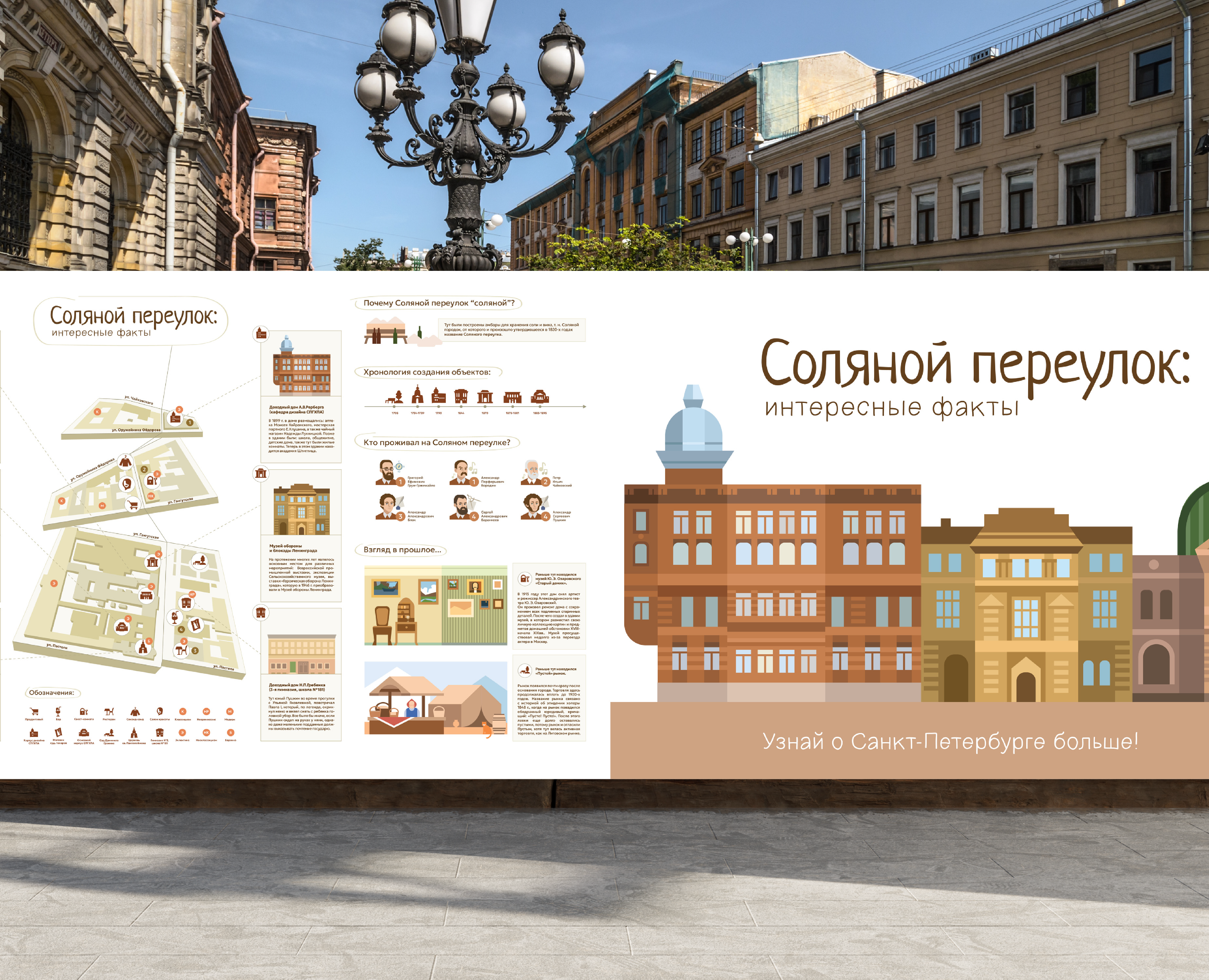 Инфографика «Соляной переулок» — Иллюстрация, Графика на Dprofile