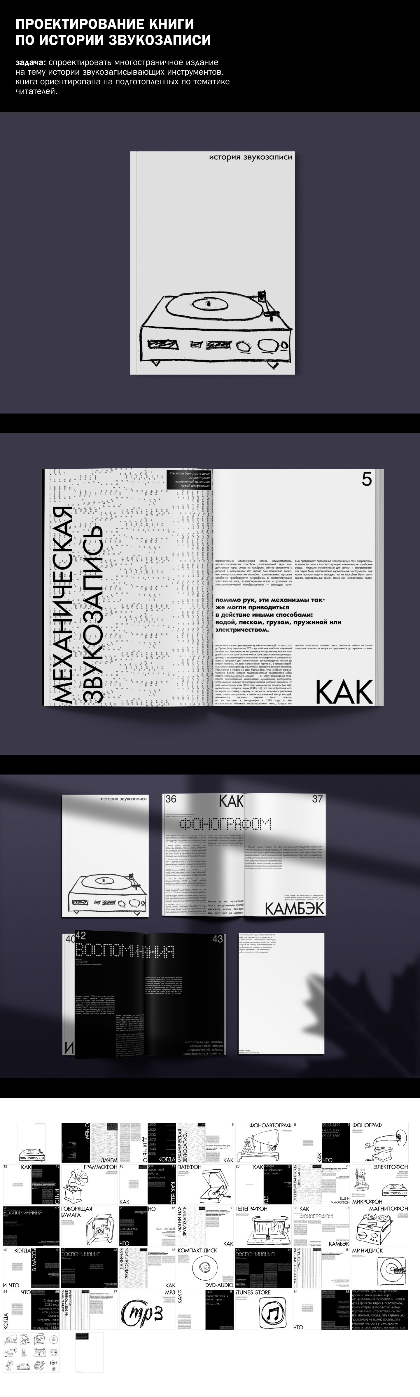 книга «история звукозаписи» — Изображение №1 — Иллюстрация, Графика на Dprofile