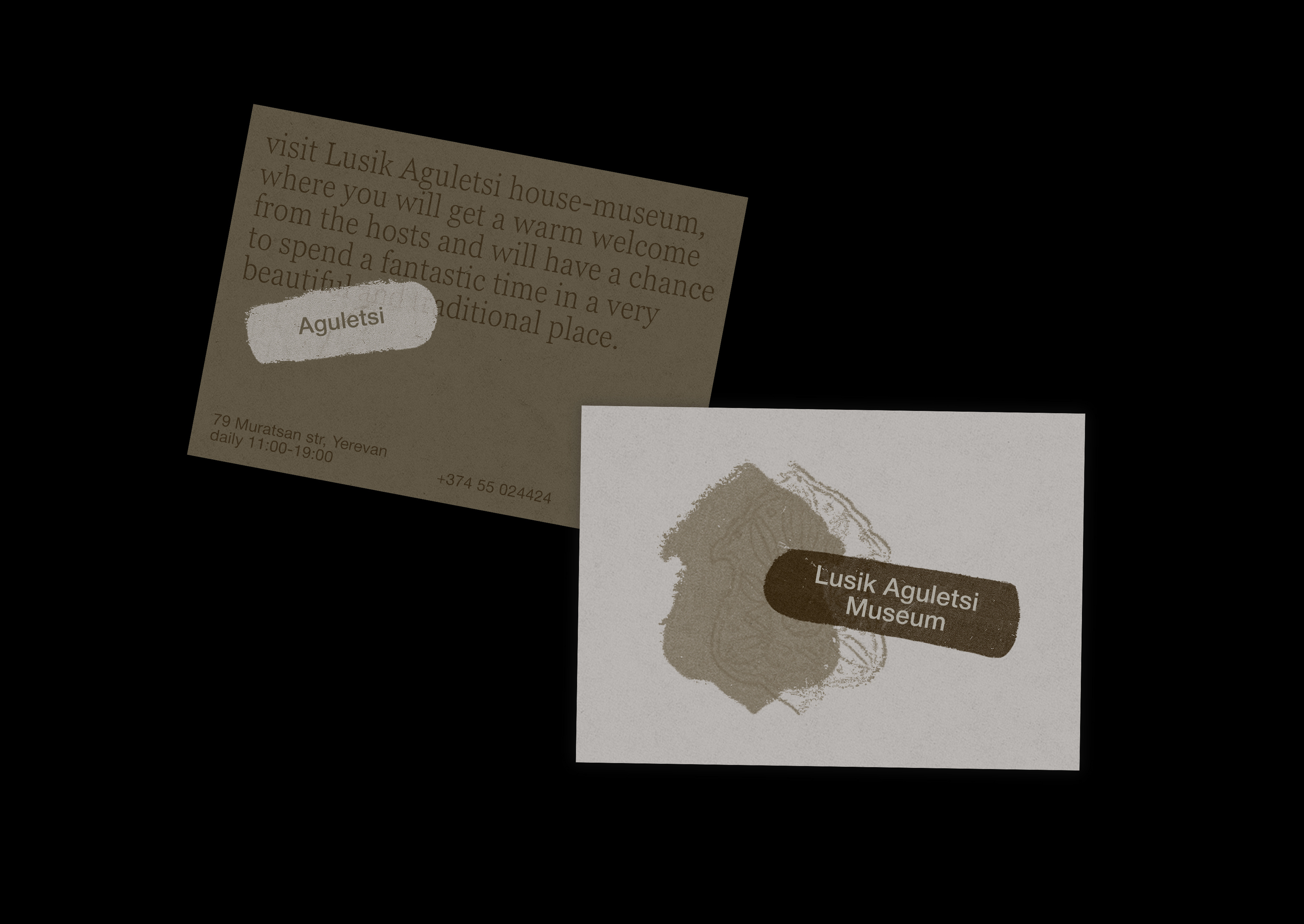 Lusik Aguletsi Museum | Visual Identity — Изображение №3 — Брендинг, Графика на Dprofile