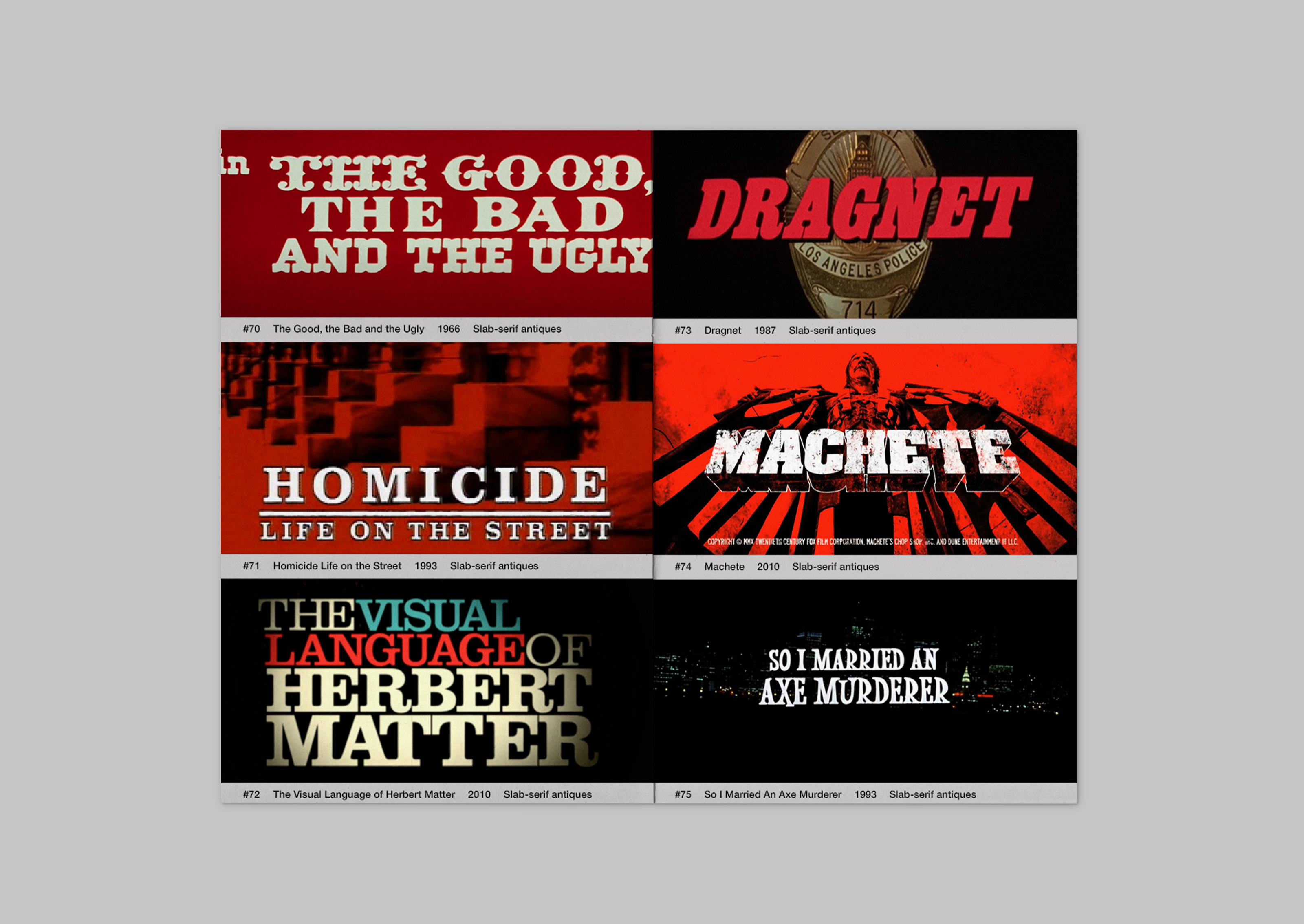 The Art of Film Title | Book Design — Изображение №9 — Графика на Dprofile