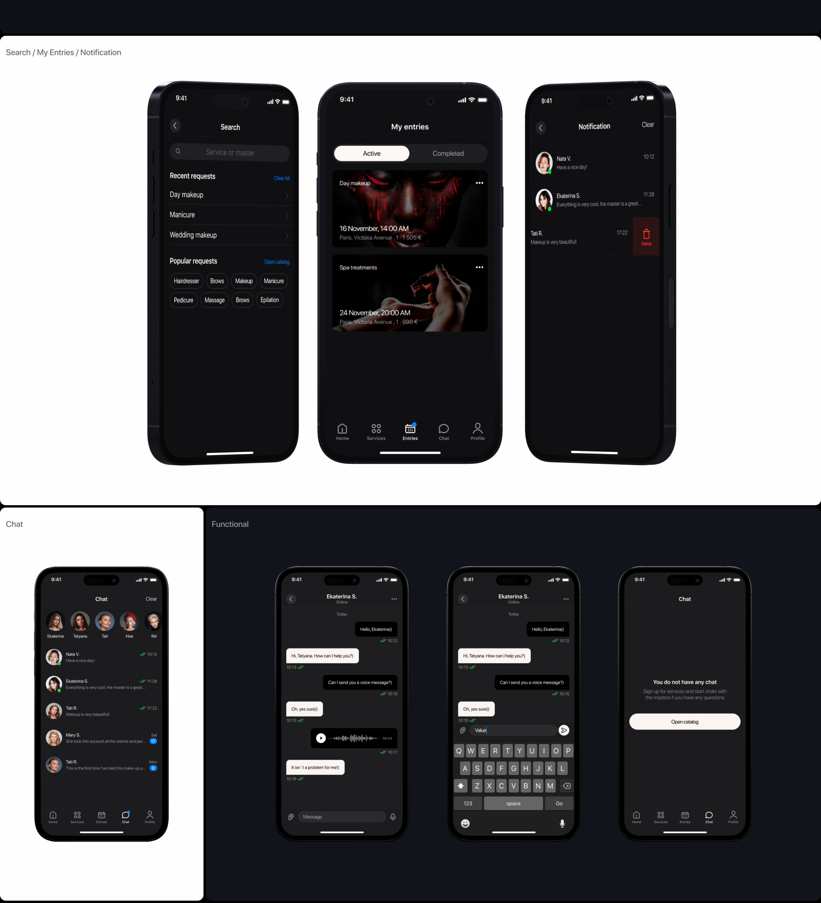 Beauty Master | Mobile Application — Изображение №7 — Интерфейсы на Dprofile
