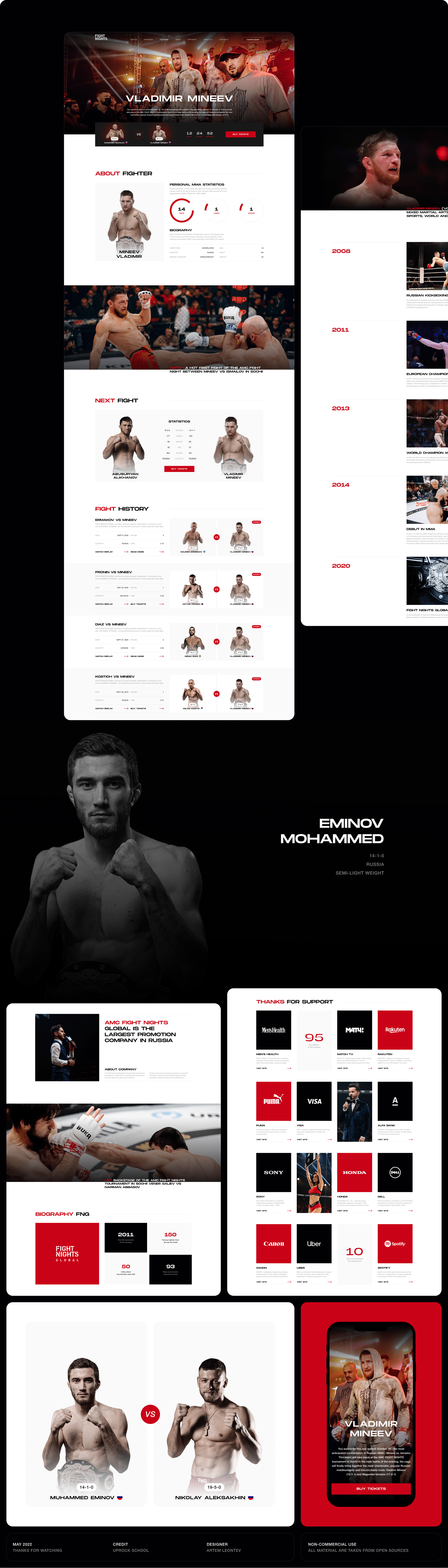 AMC FNG | Corporate Site Redesign — Изображение №5 — Интерфейсы, Брендинг на Dprofile