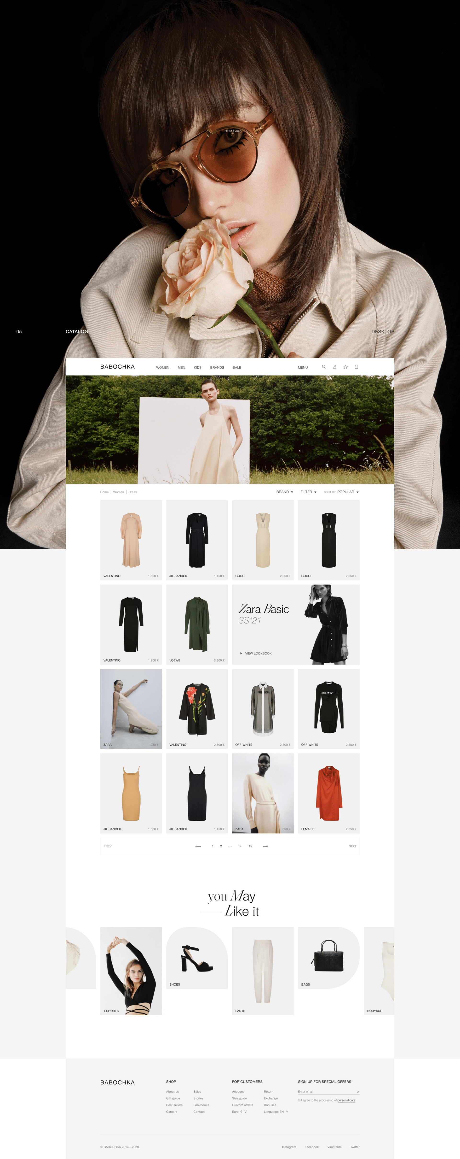 Babochka | Fashion Store — Изображение №6 — Интерфейсы на Dprofile