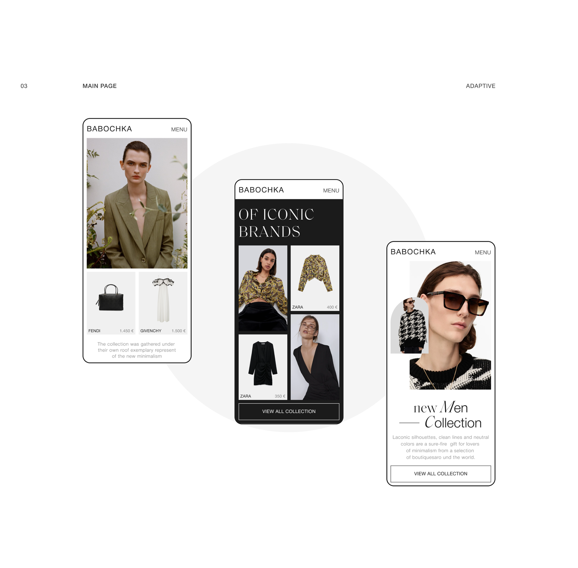 Babochka | Fashion Store — Изображение №4 — Интерфейсы на Dprofile