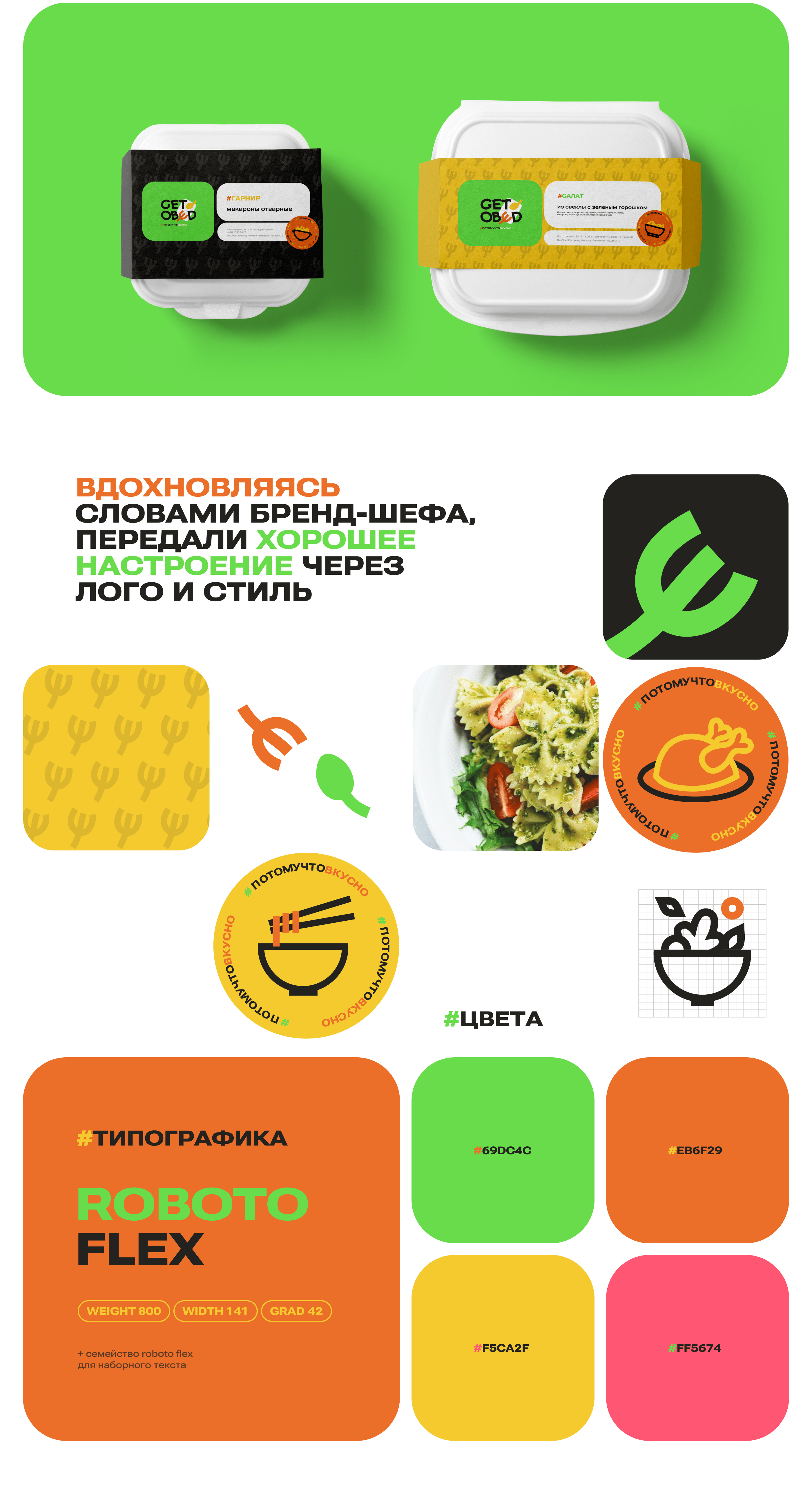Сервис доставки обедов — Изображение №4 — Интерфейсы, Брендинг на Dprofile