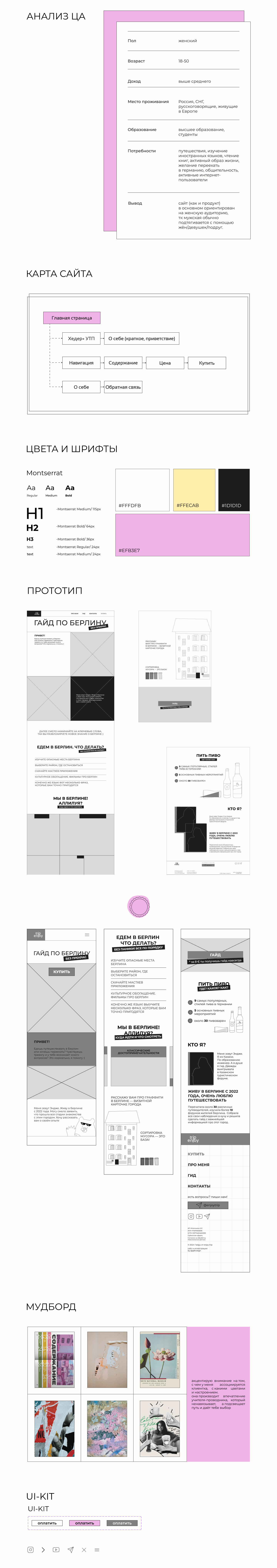 Сайт-визитка, лендинг — Изображение №3 — Интерфейсы на Dprofile