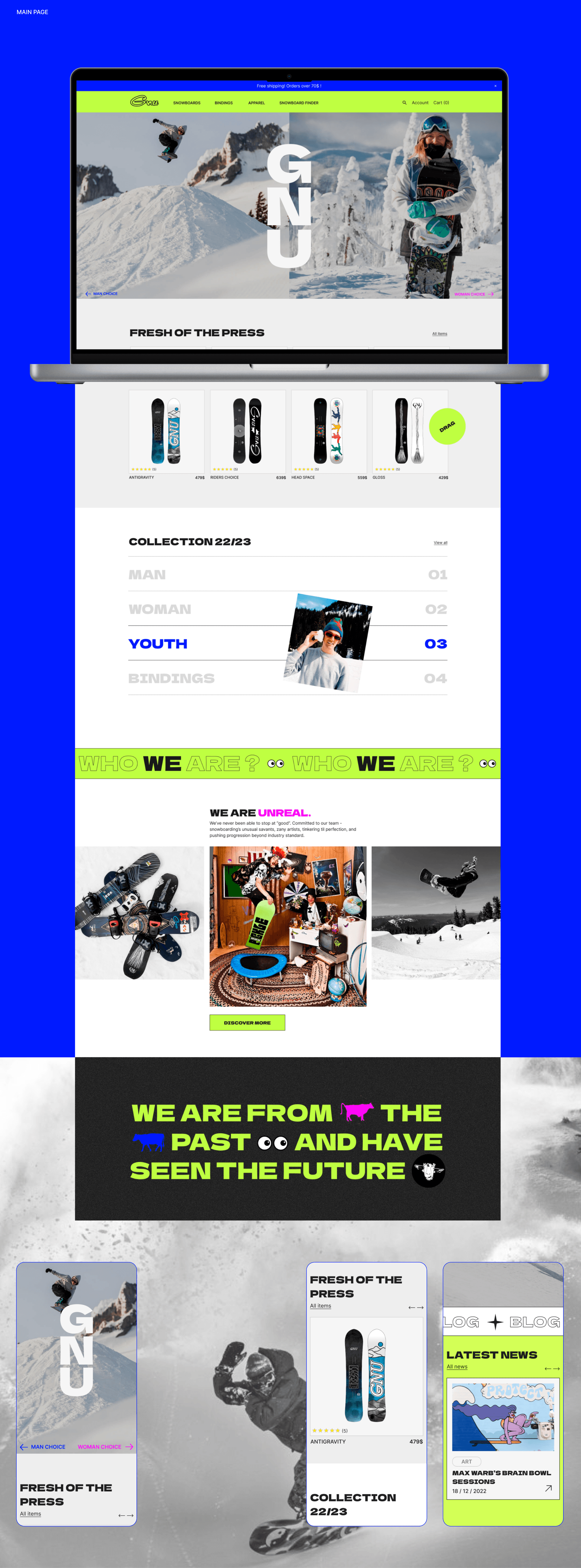 GNU | E-commerce redesign — Изображение №2 — Интерфейсы, Графика на Dprofile