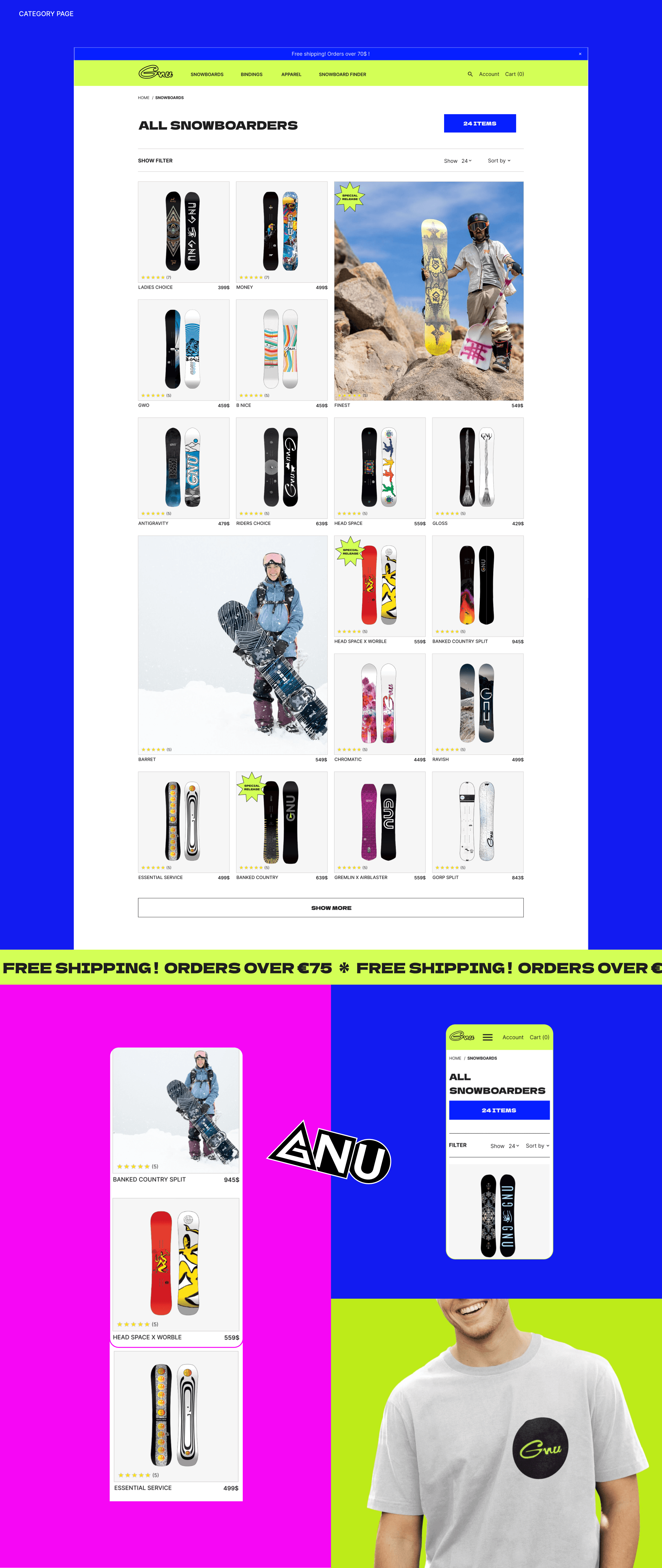 GNU | E-commerce redesign — Изображение №5 — Интерфейсы, Графика на Dprofile