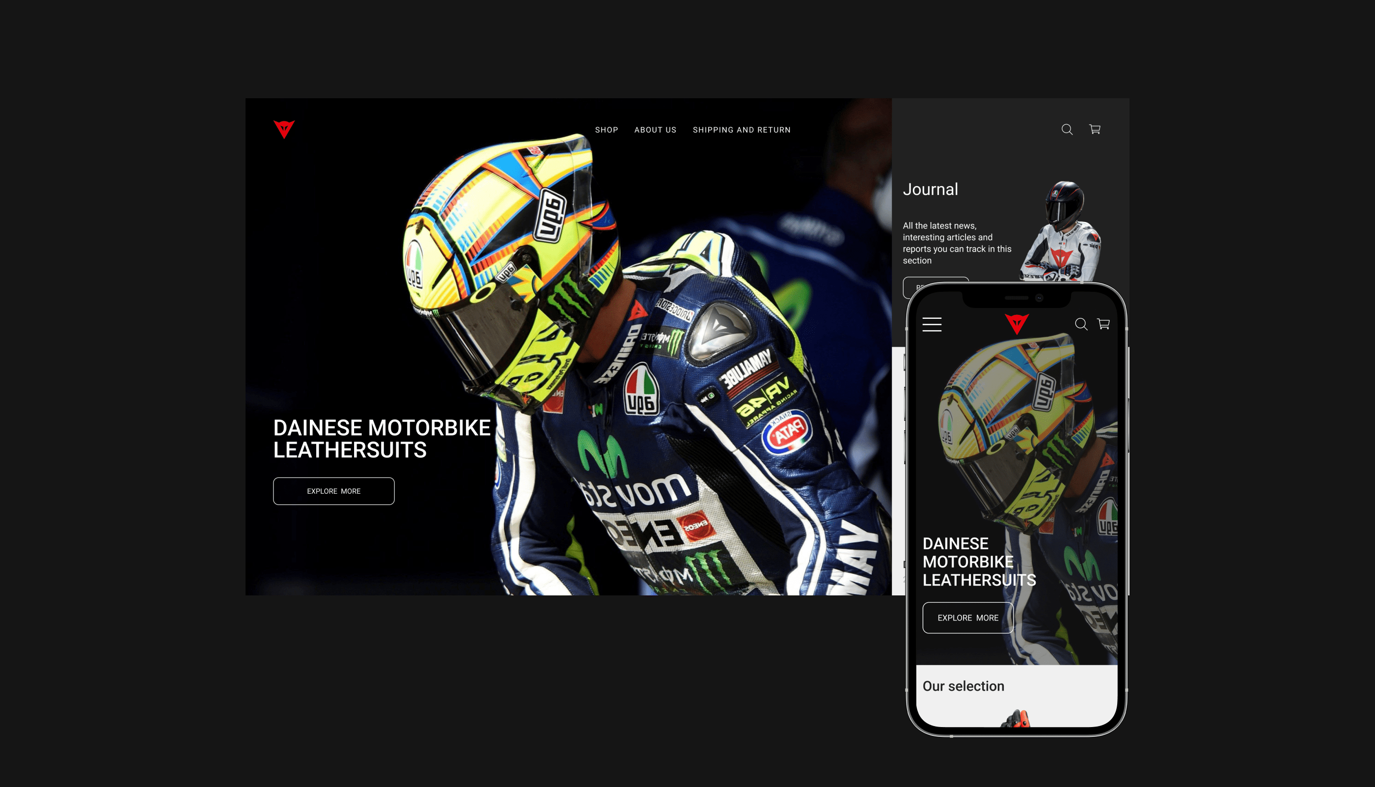 Dainese™ E-commerce redesign — Изображение №3 — Интерфейсы на Dprofile