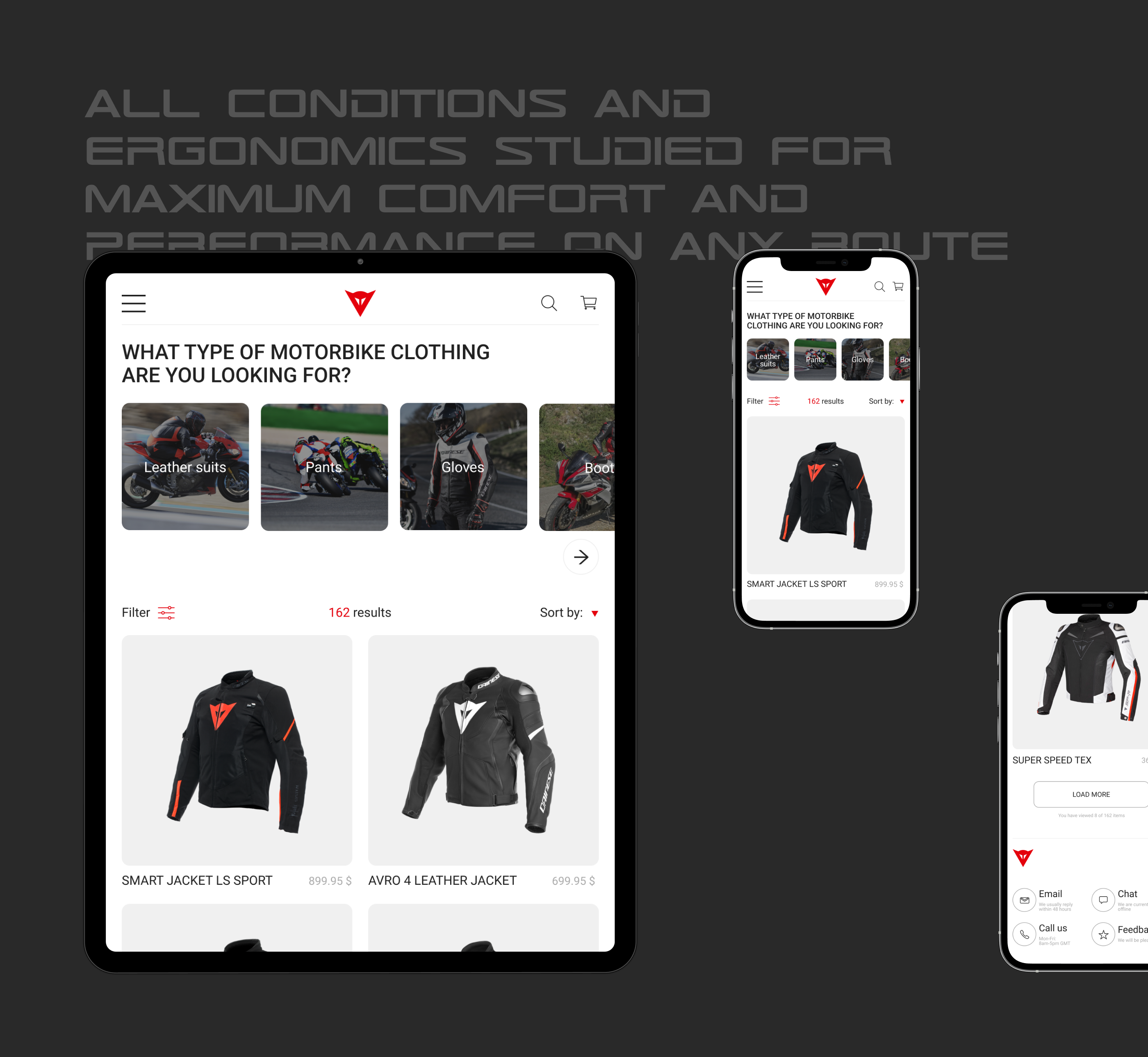 Dainese™ E-commerce redesign — Изображение №5 — Интерфейсы на Dprofile