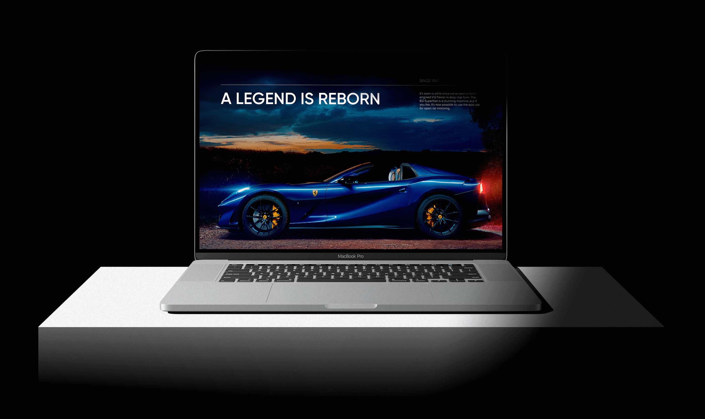 Ferrari | Corporate website — Изображение №5 — Интерфейсы на Dprofile