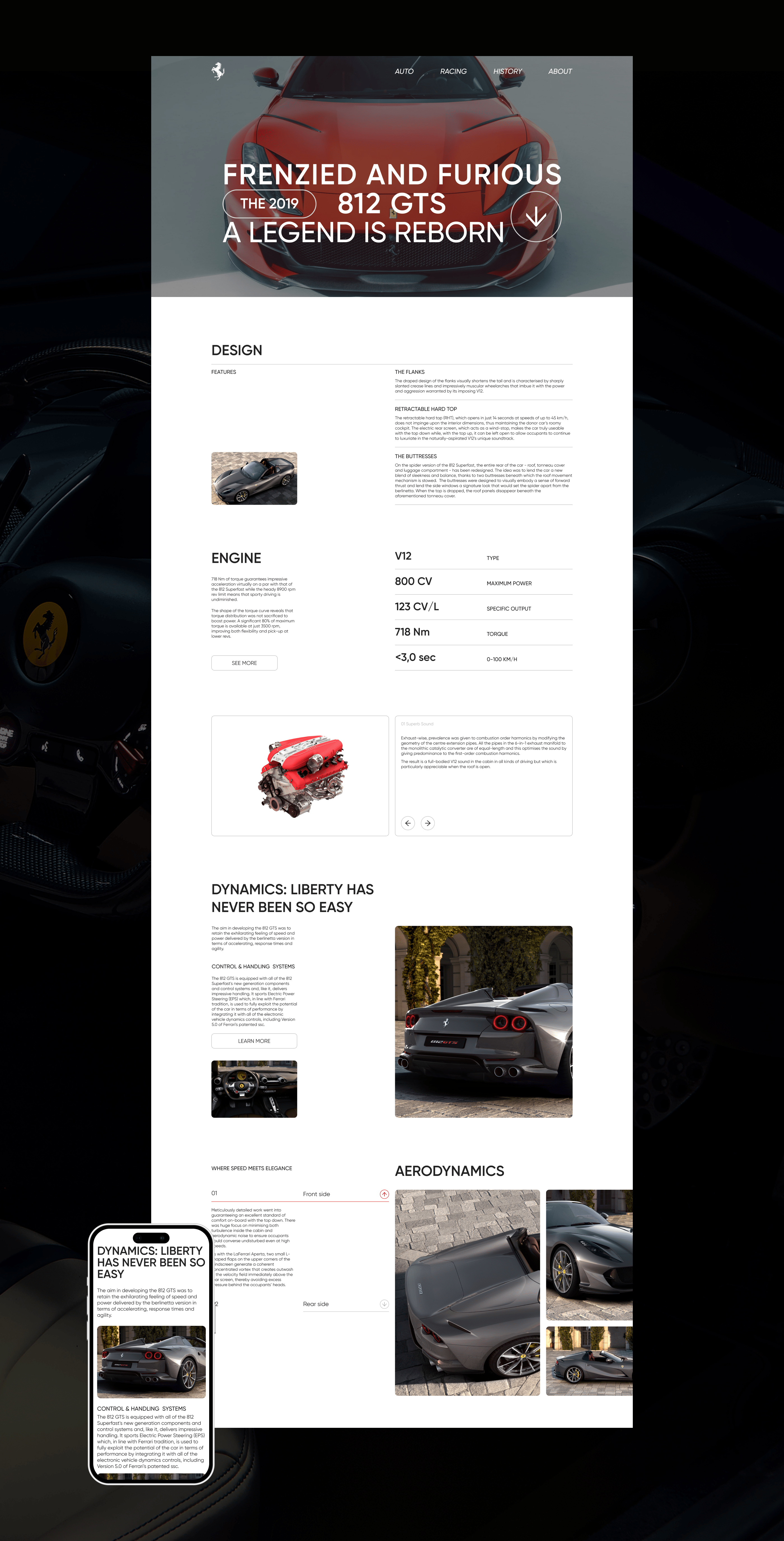 Ferrari | Corporate website — Изображение №6 — Интерфейсы на Dprofile