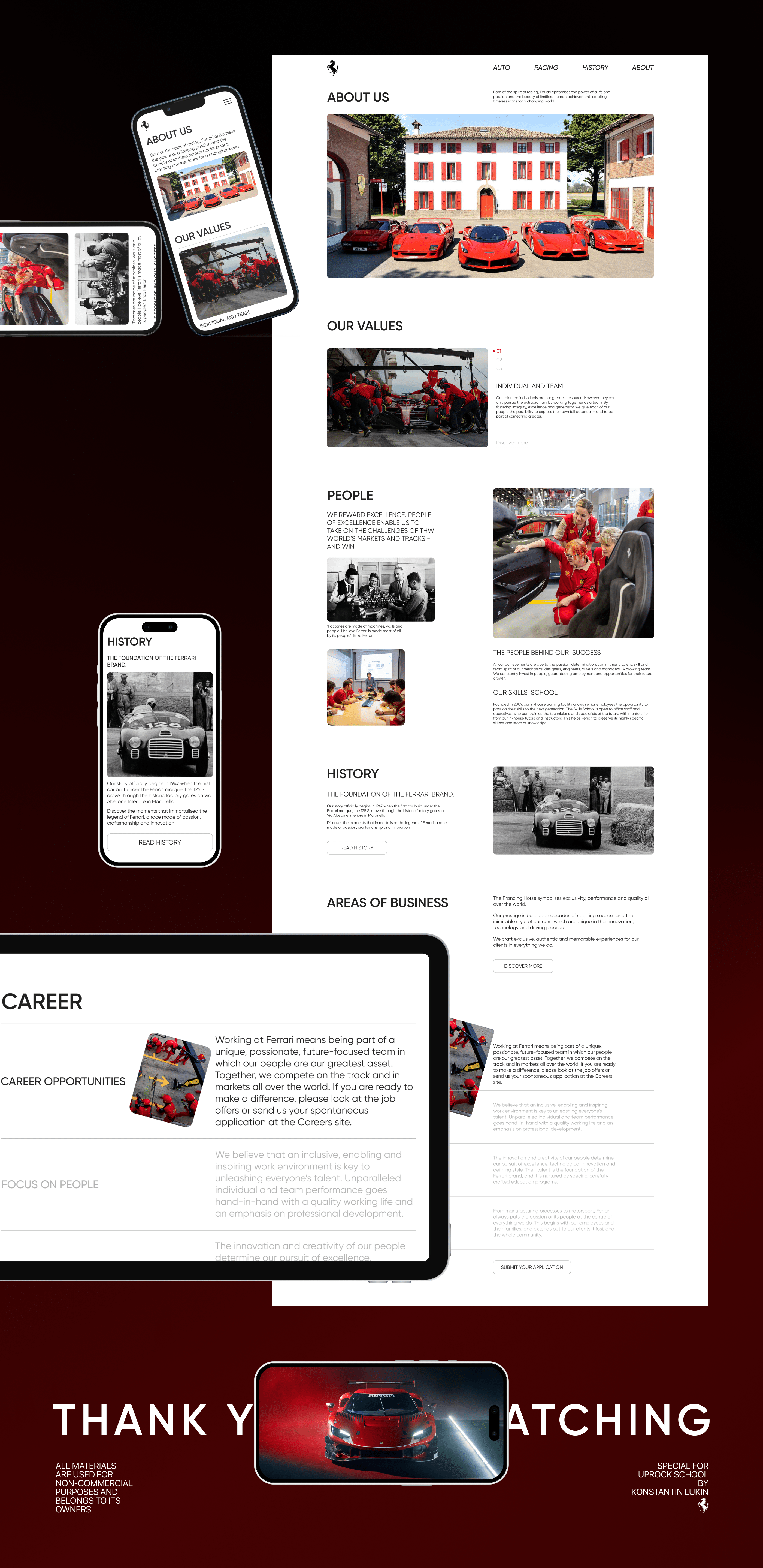 Ferrari | Corporate website — Изображение №9 — Интерфейсы на Dprofile