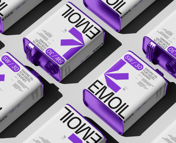 EMOIL machine oil grade — Брендинг на Dprofile
