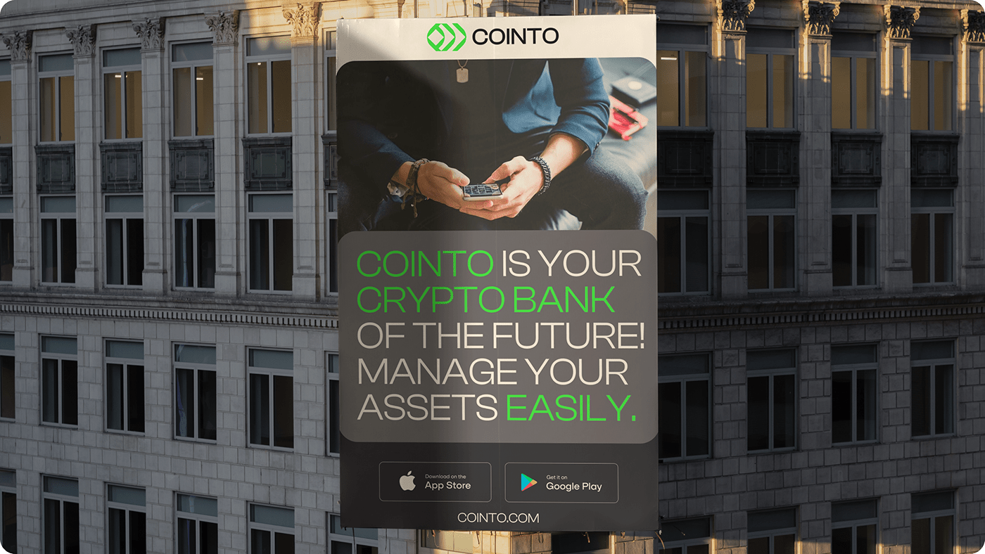 COINTO — Изображение №1 — Интерфейсы, Брендинг на Dprofile