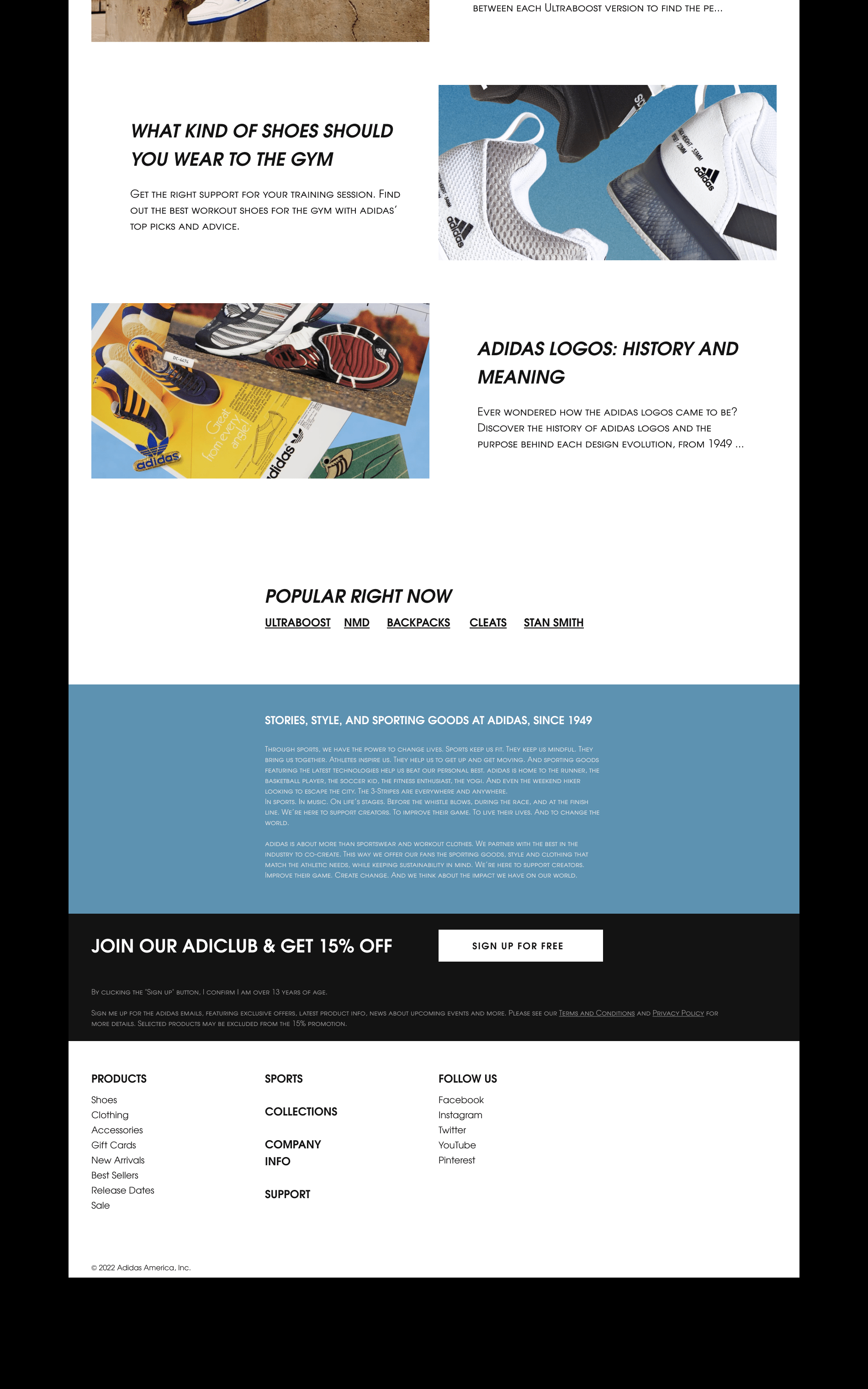 ADIDAS E-Commerce Redesign — Изображение №6 — Интерфейсы на Dprofile