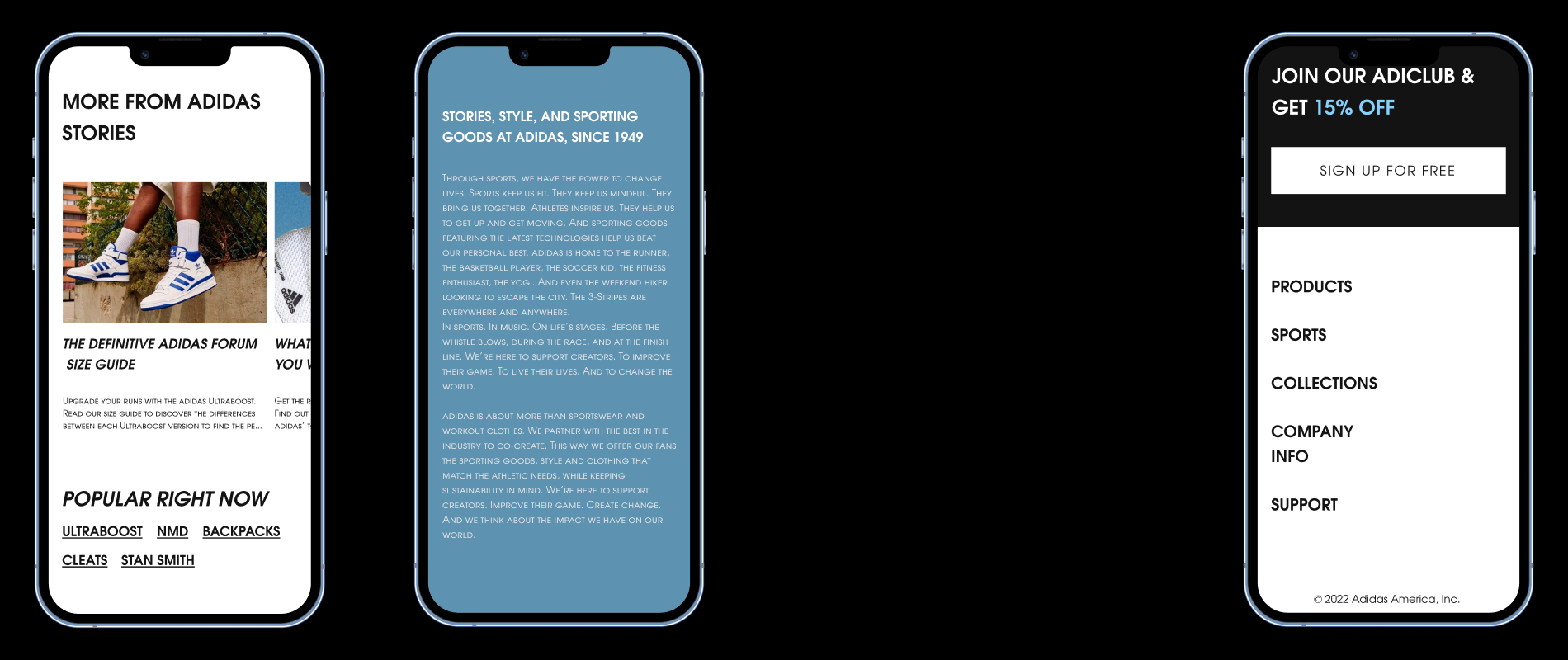 ADIDAS E-Commerce Redesign — Изображение №7 — Интерфейсы на Dprofile