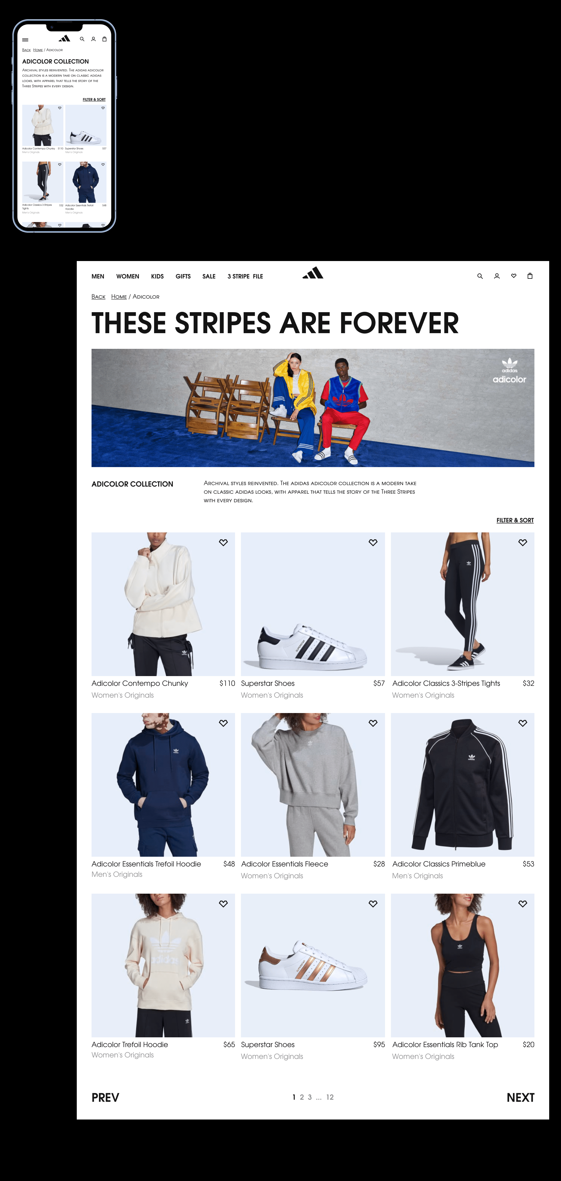 ADIDAS E-Commerce Redesign — Изображение №9 — Интерфейсы на Dprofile