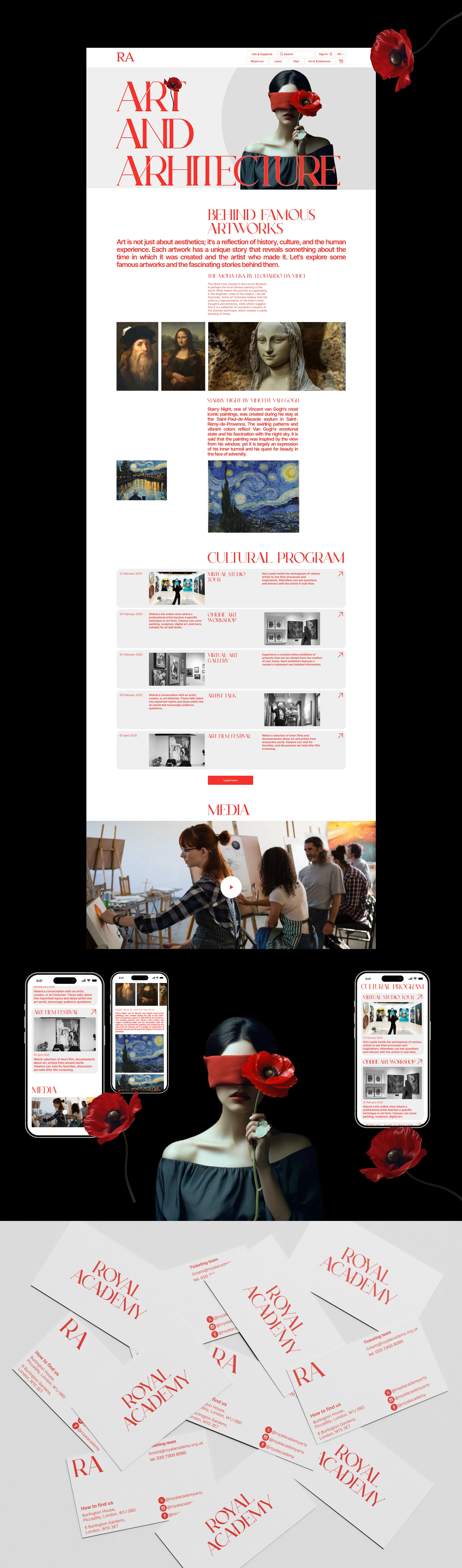 Royal Academy — Изображение №6 — Интерфейсы, Графика на Dprofile