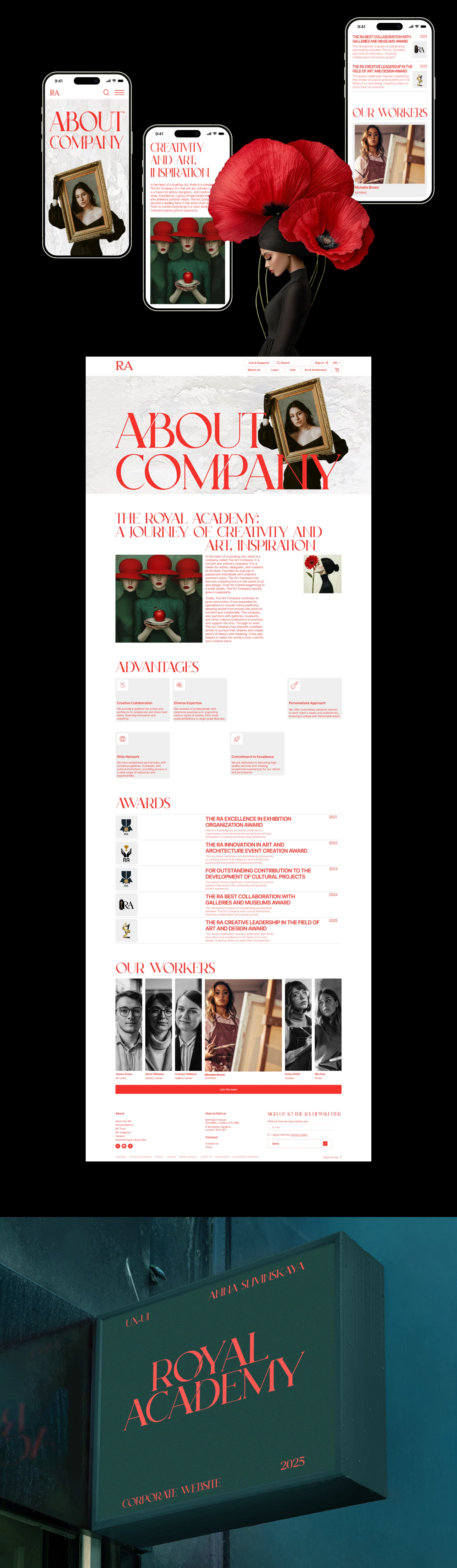 Royal Academy — Изображение №5 — Интерфейсы, Графика на Dprofile