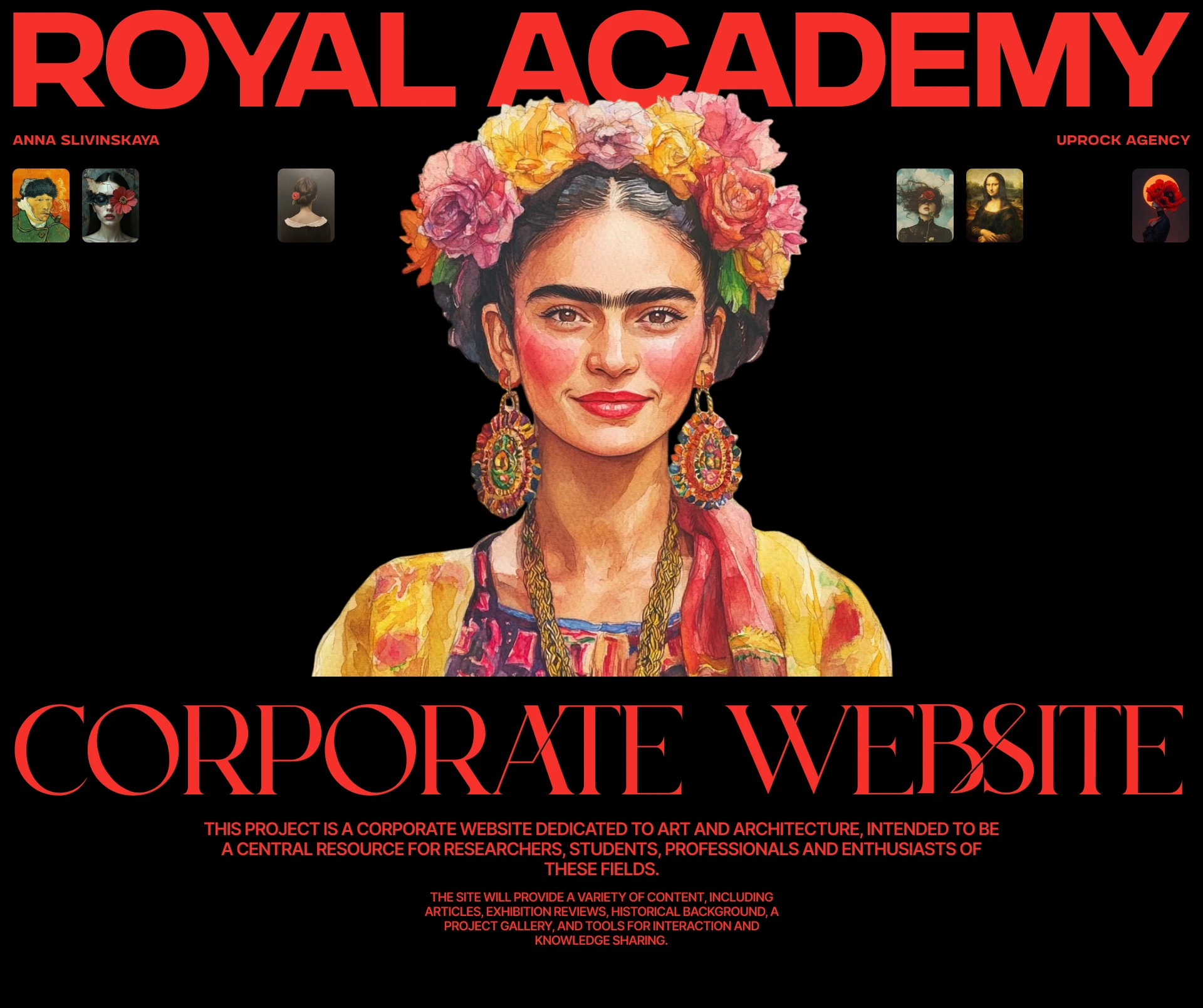 Royal Academy — Изображение №1 — Интерфейсы, Графика на Dprofile