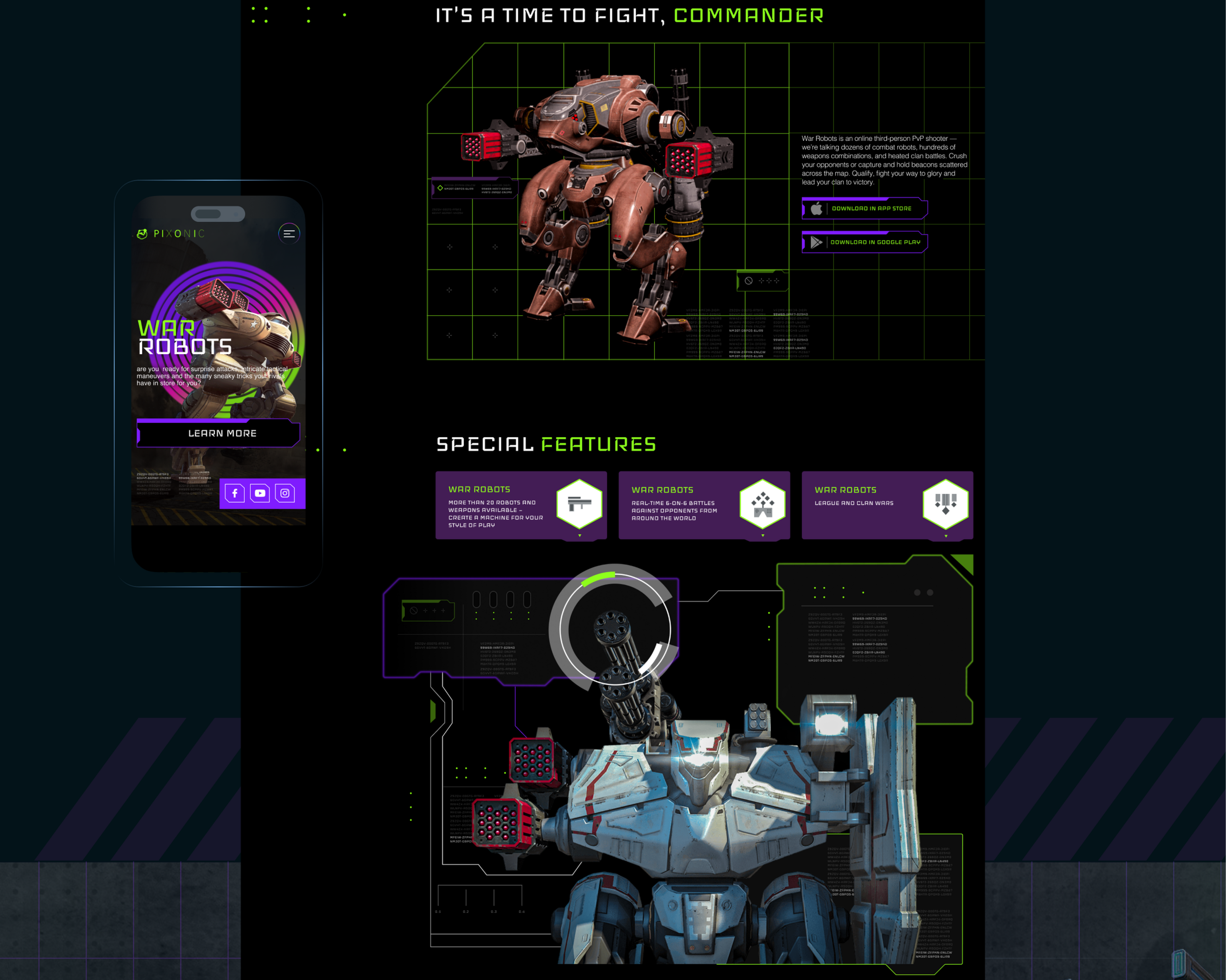 Redesign: pixonic.com — Изображение №3 — Интерфейсы на Dprofile