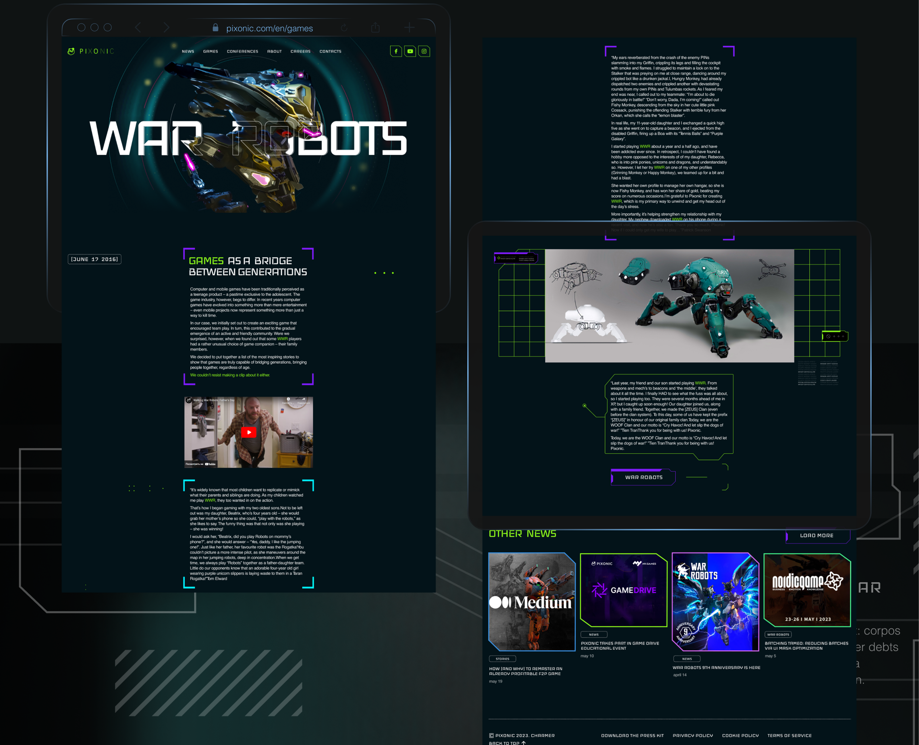 Redesign: pixonic.com — Изображение №8 — Интерфейсы на Dprofile