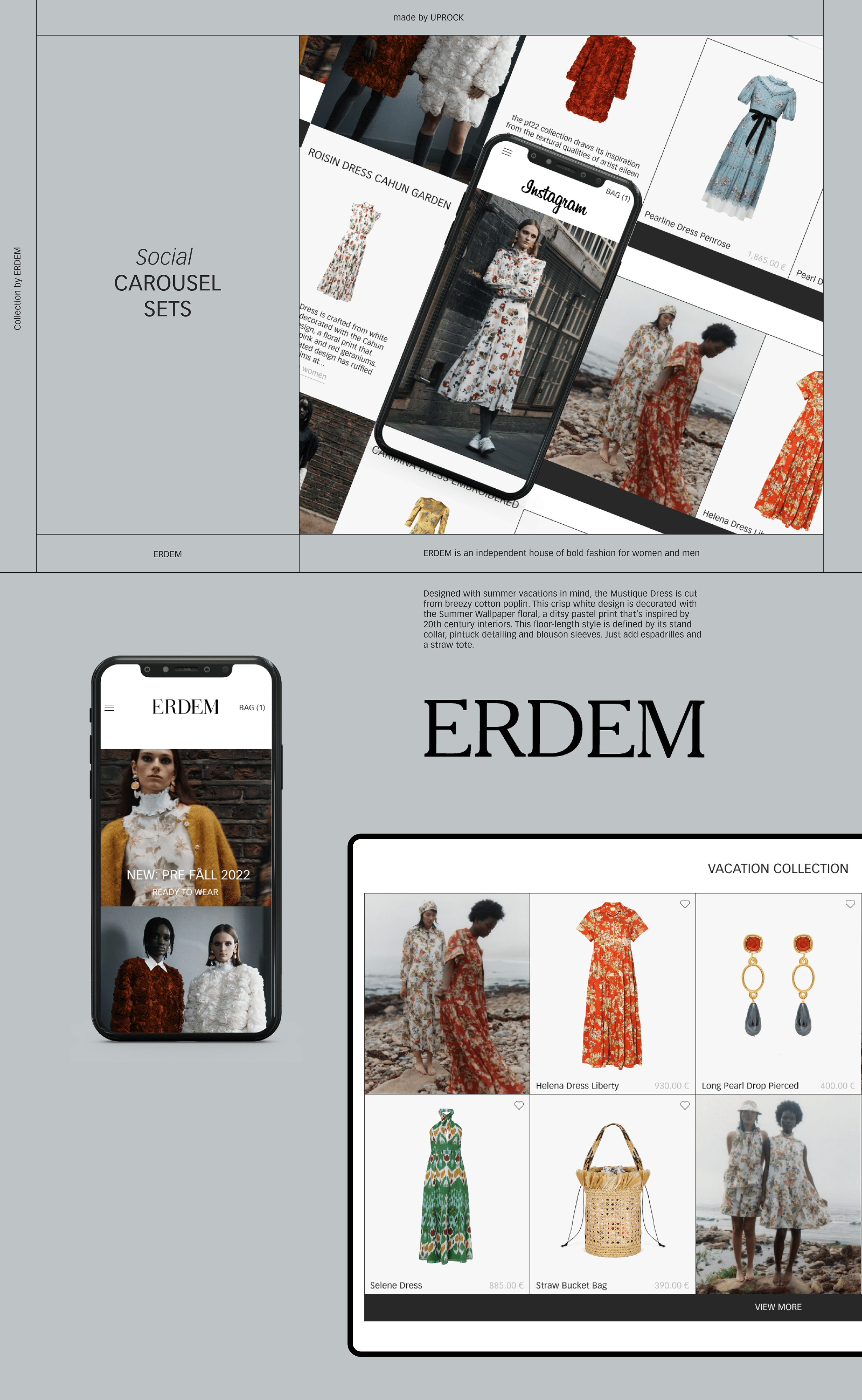 ERDEM — Website redesign 2022 — Изображение №1 — Интерфейсы, Графика на Dprofile