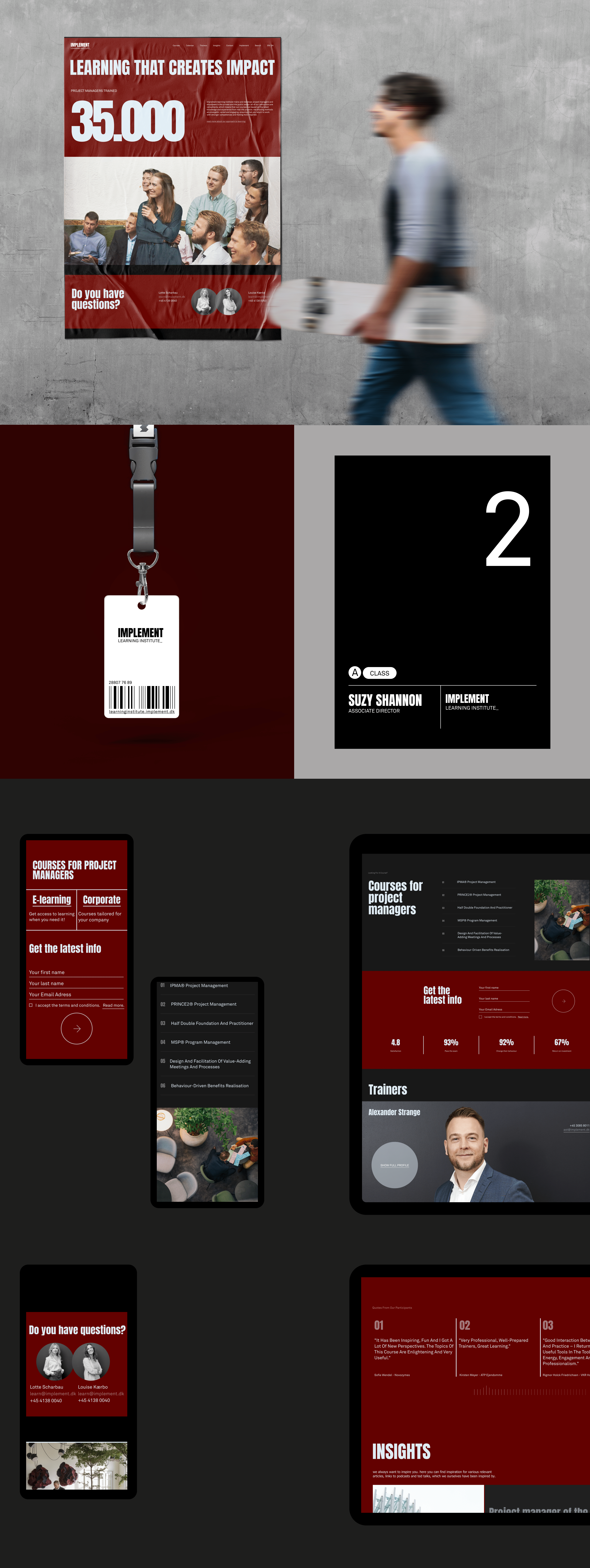 Learninginstitute.Implement - Website redesign UI/UX — Изображение №6 — Интерфейсы, Графика на Dprofile