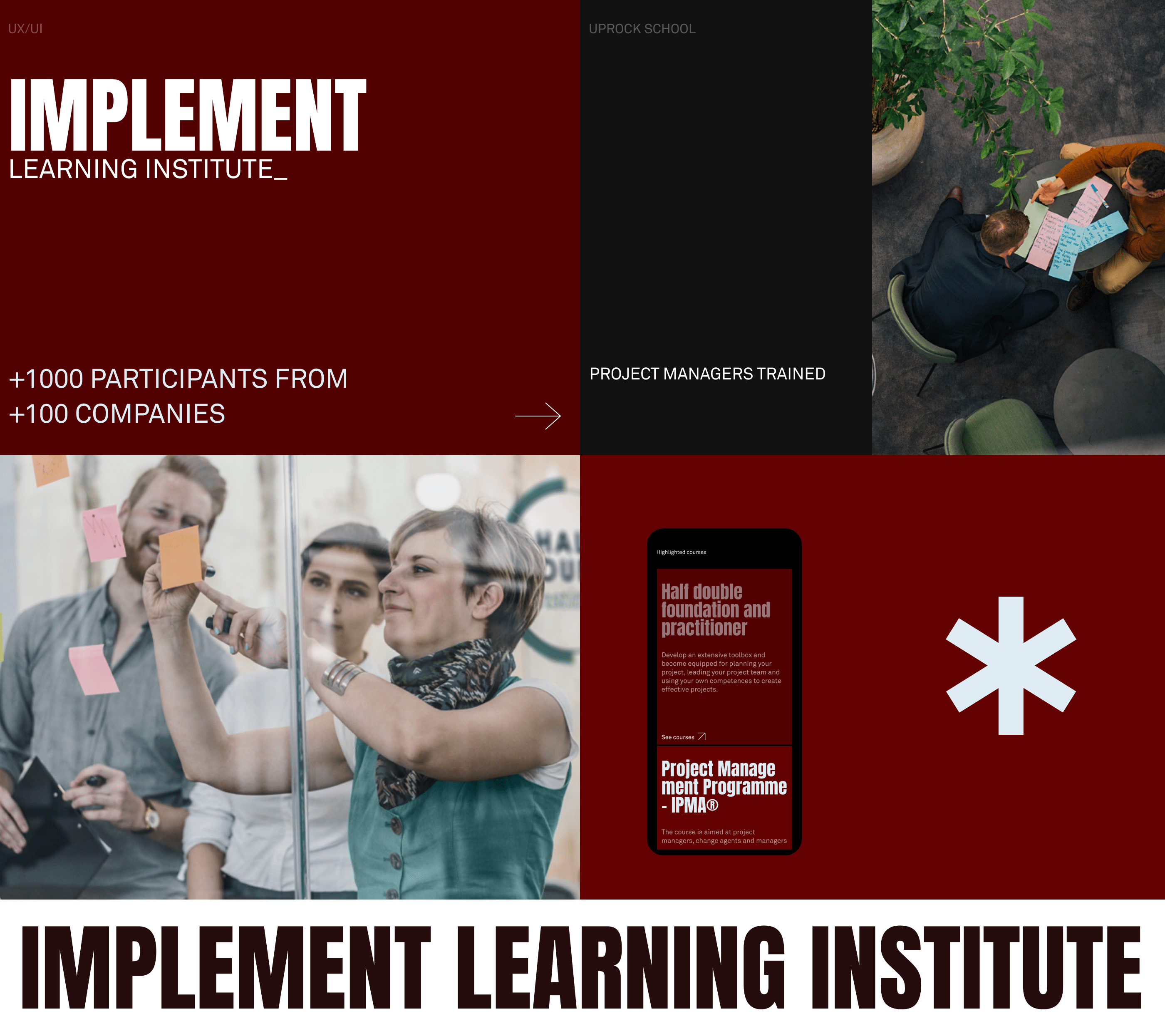 Learninginstitute.Implement - Website redesign UI/UX — Изображение №1 — Интерфейсы, Графика на Dprofile