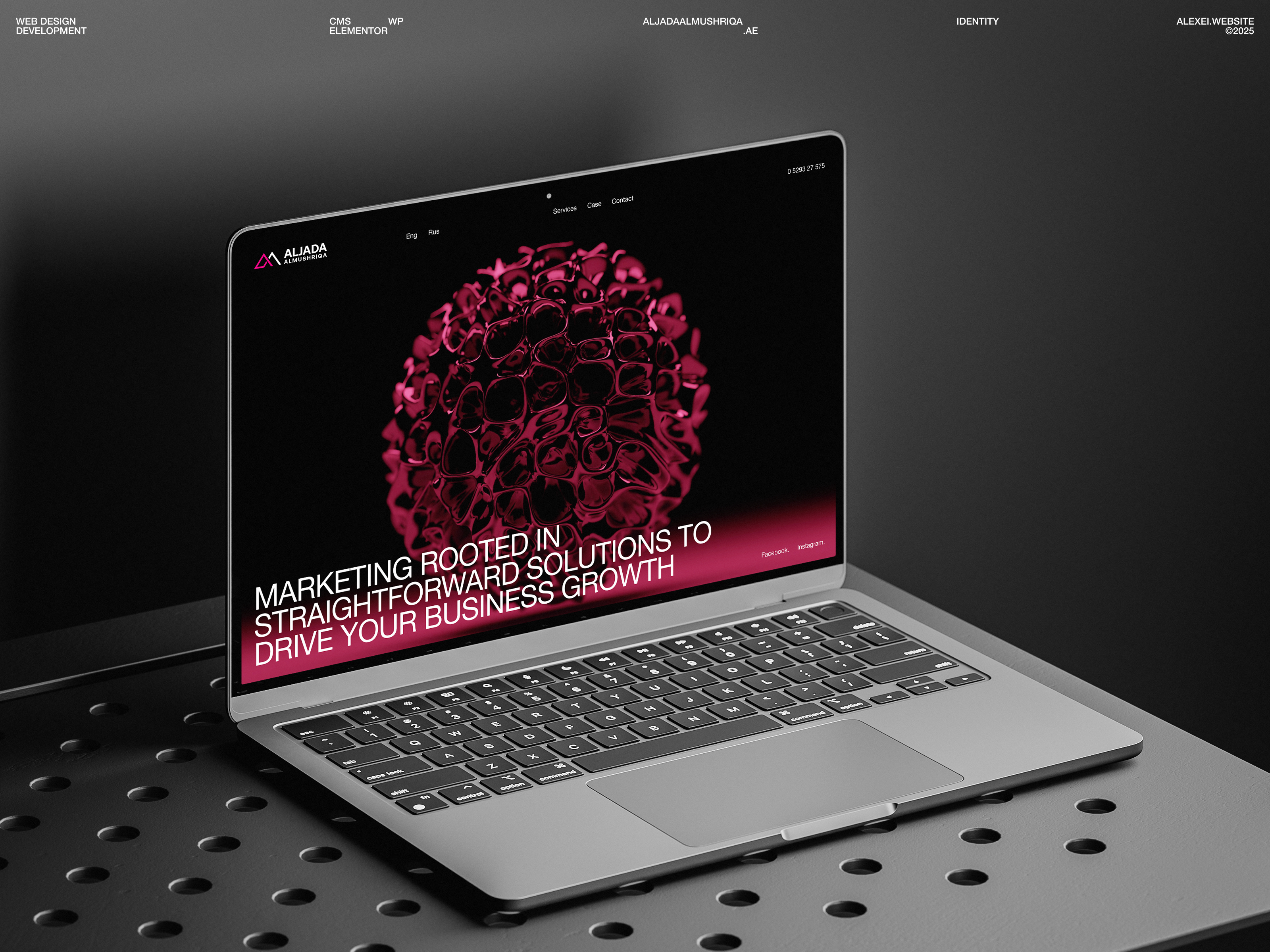 Aljadaalmushriqa - Website — Изображение №1 — Интерфейсы на Dprofile