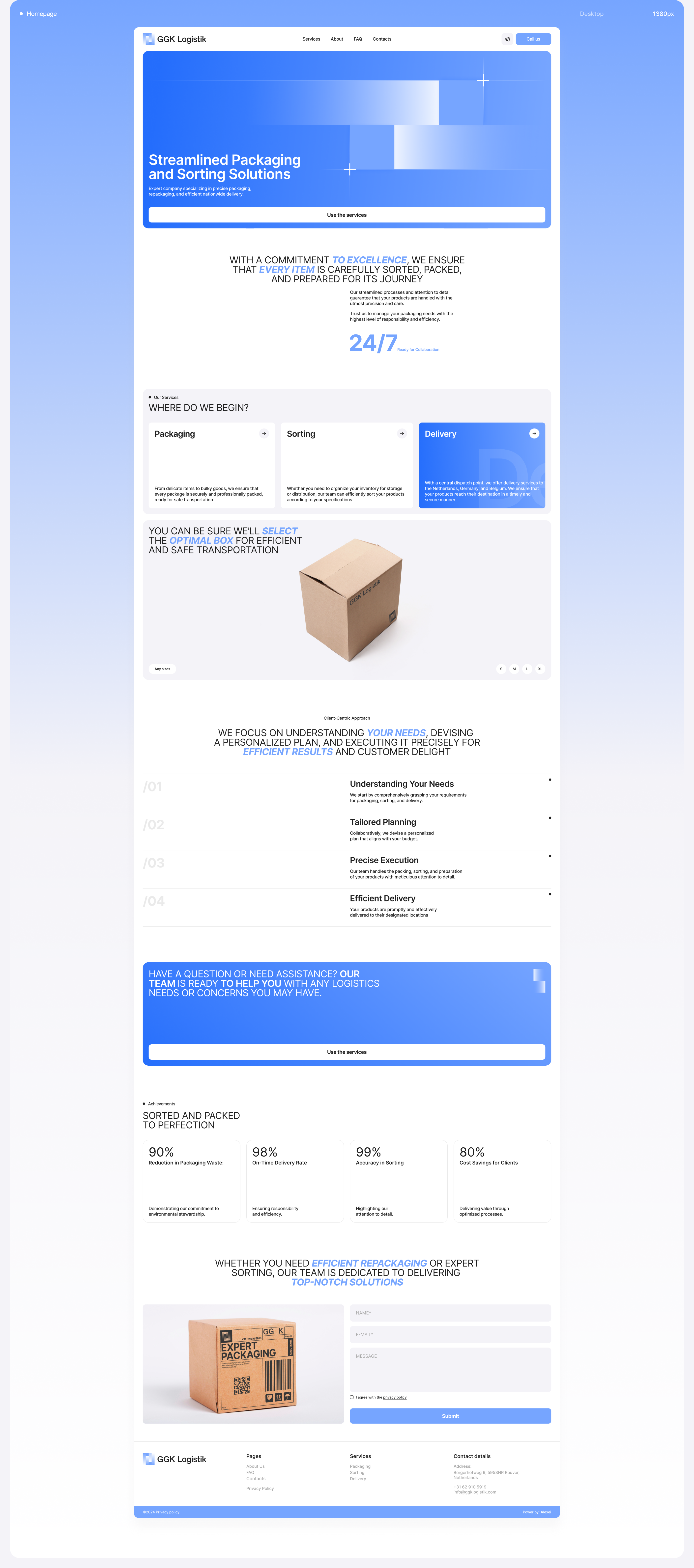 GGK Logistik — Изображение №6 — Интерфейсы, Брендинг на Dprofile
