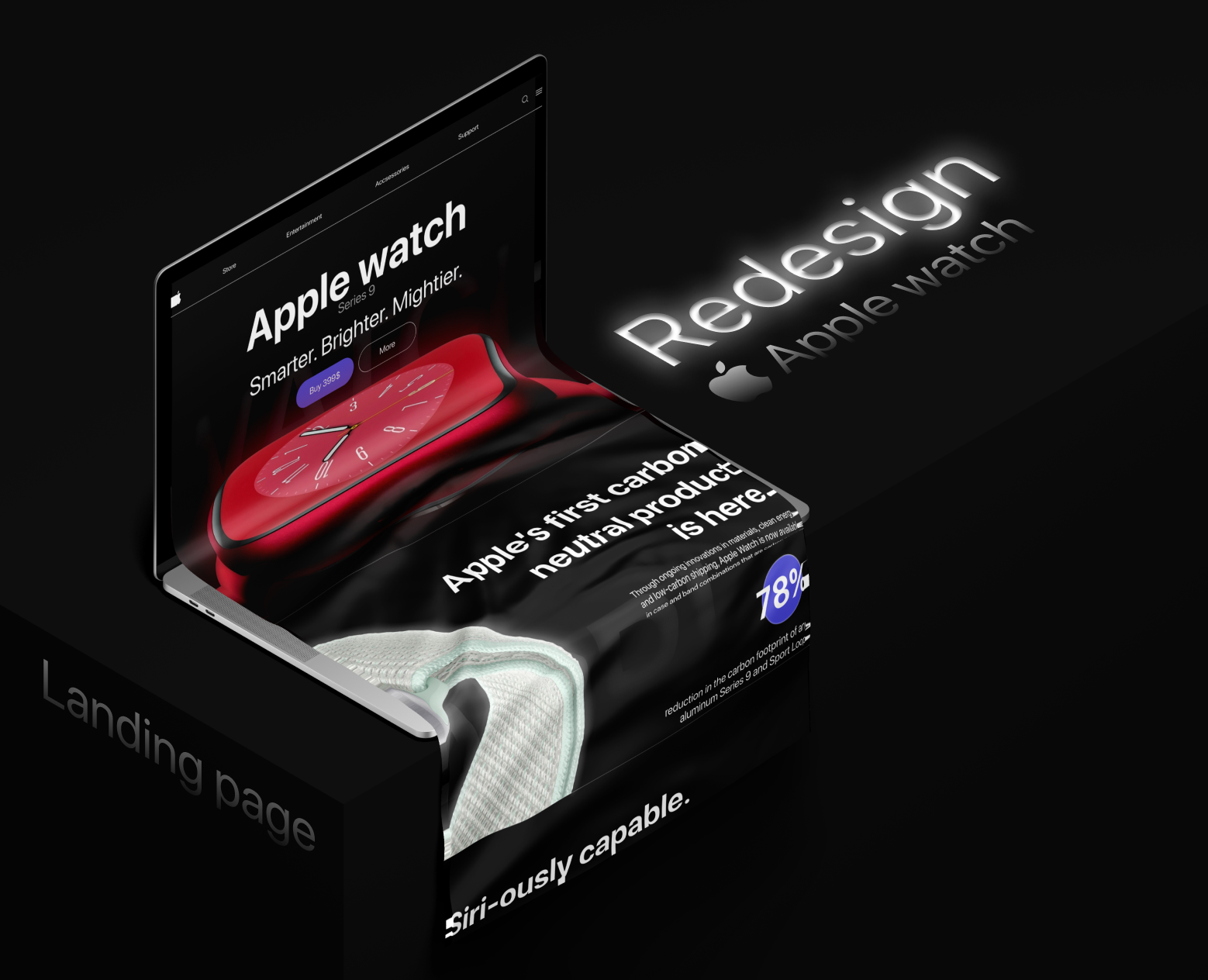 regesign/apple watch — Интерфейсы, Брендинг на Dprofile