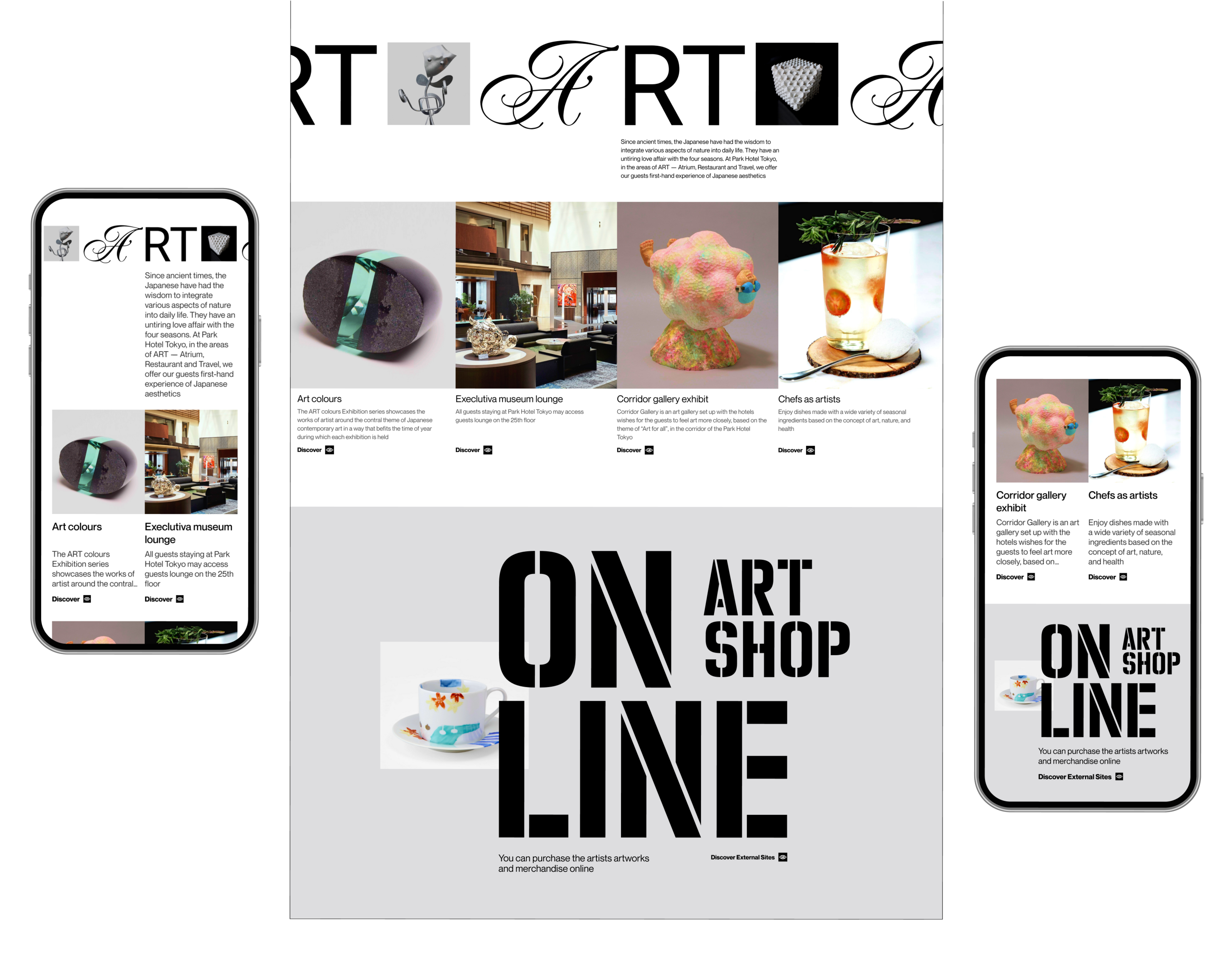 Park Hotel Tokyo [Redesign concept] — Изображение №2 — Брендинг, Интерфейсы на Dprofile