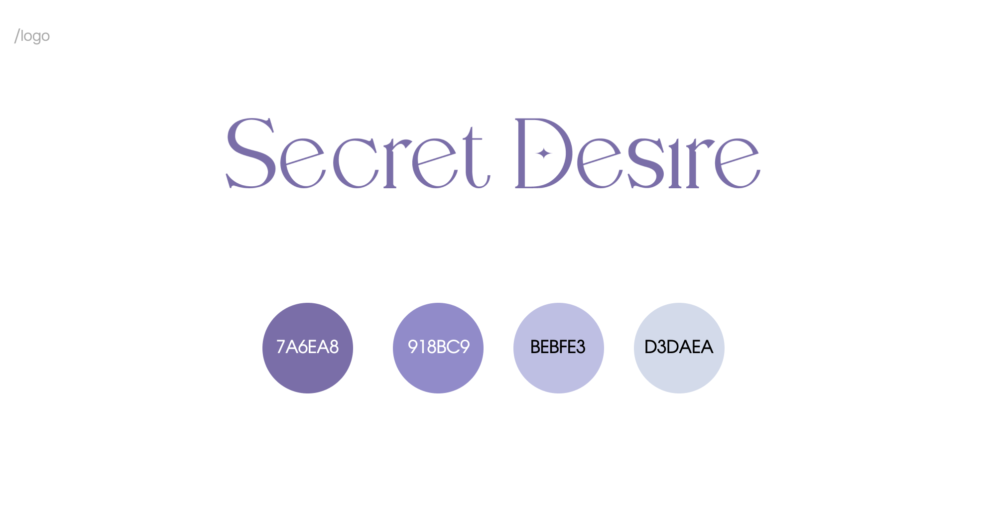 Secret Desire — Изображение №3 — Брендинг на Dprofile