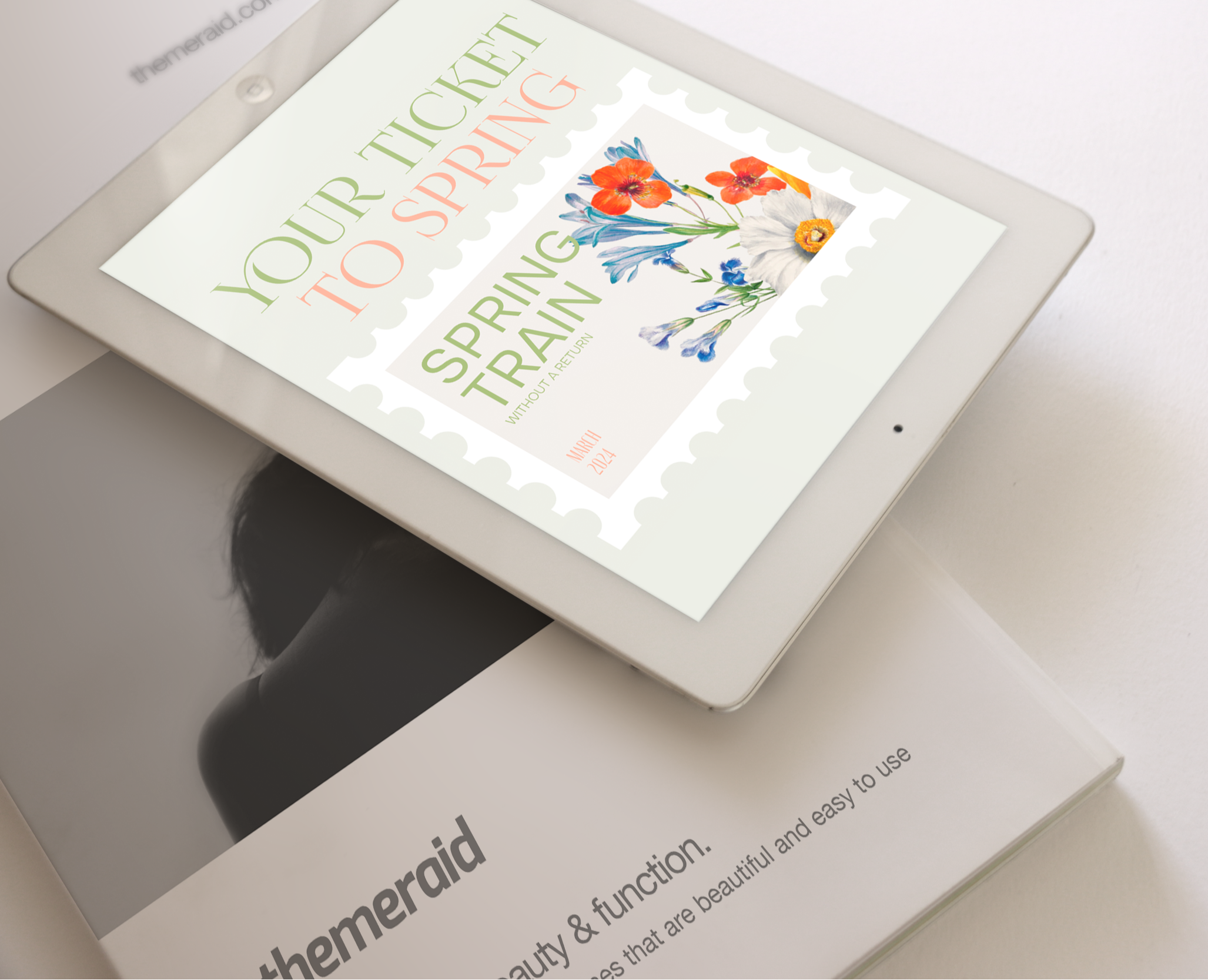YOUR TICKET TO SPRING — Графика на Dprofile