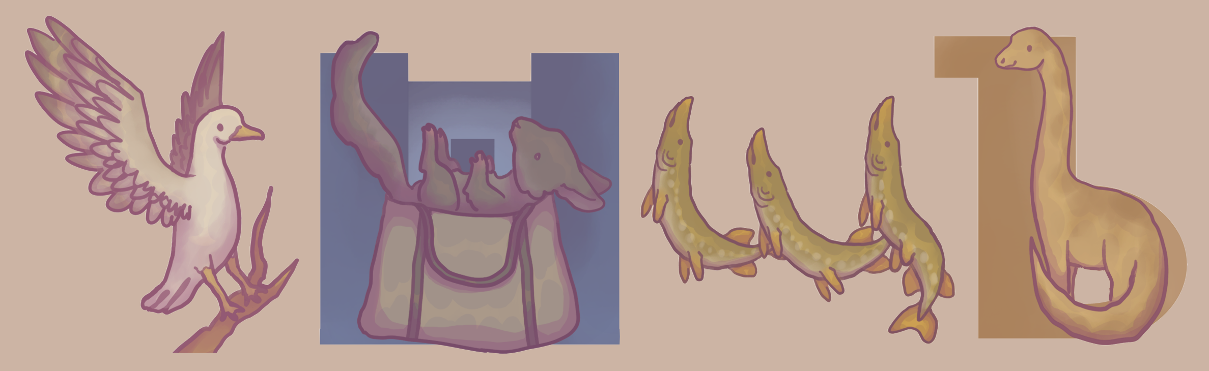 Буквальный челендж, алфавит со зверями — Изображение №5 — Иллюстрация, Графика на Dprofile