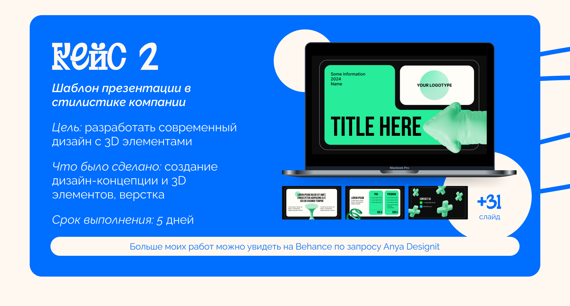Портфолио дизайнера презентаций | portfolio — Изображение №4 — Маркетинг на Dprofile
