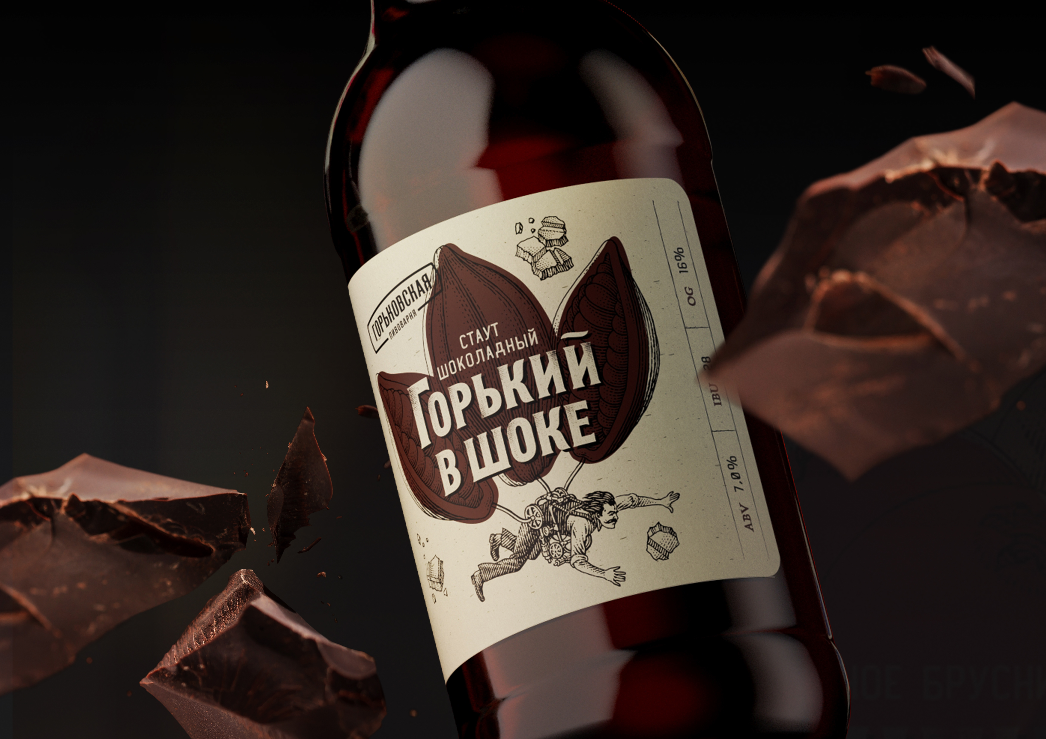 Горьковская пивоварня — Изображение №5 — Брендинг, Иллюстрация на Dprofile
