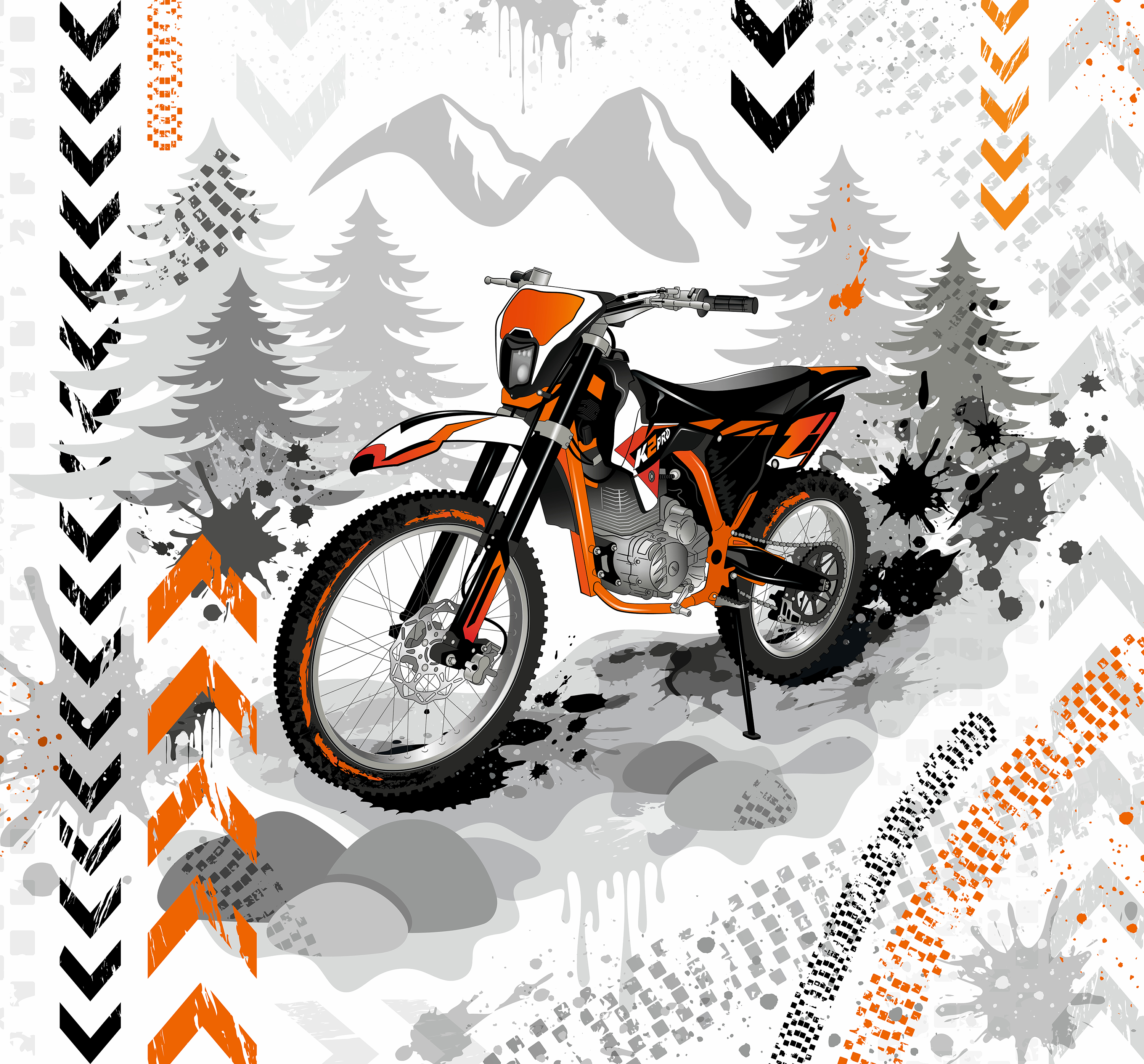 Customfactory. Обои с мотоциклом. — Изображение №9 — Иллюстрация, Маркетинг на Dprofile