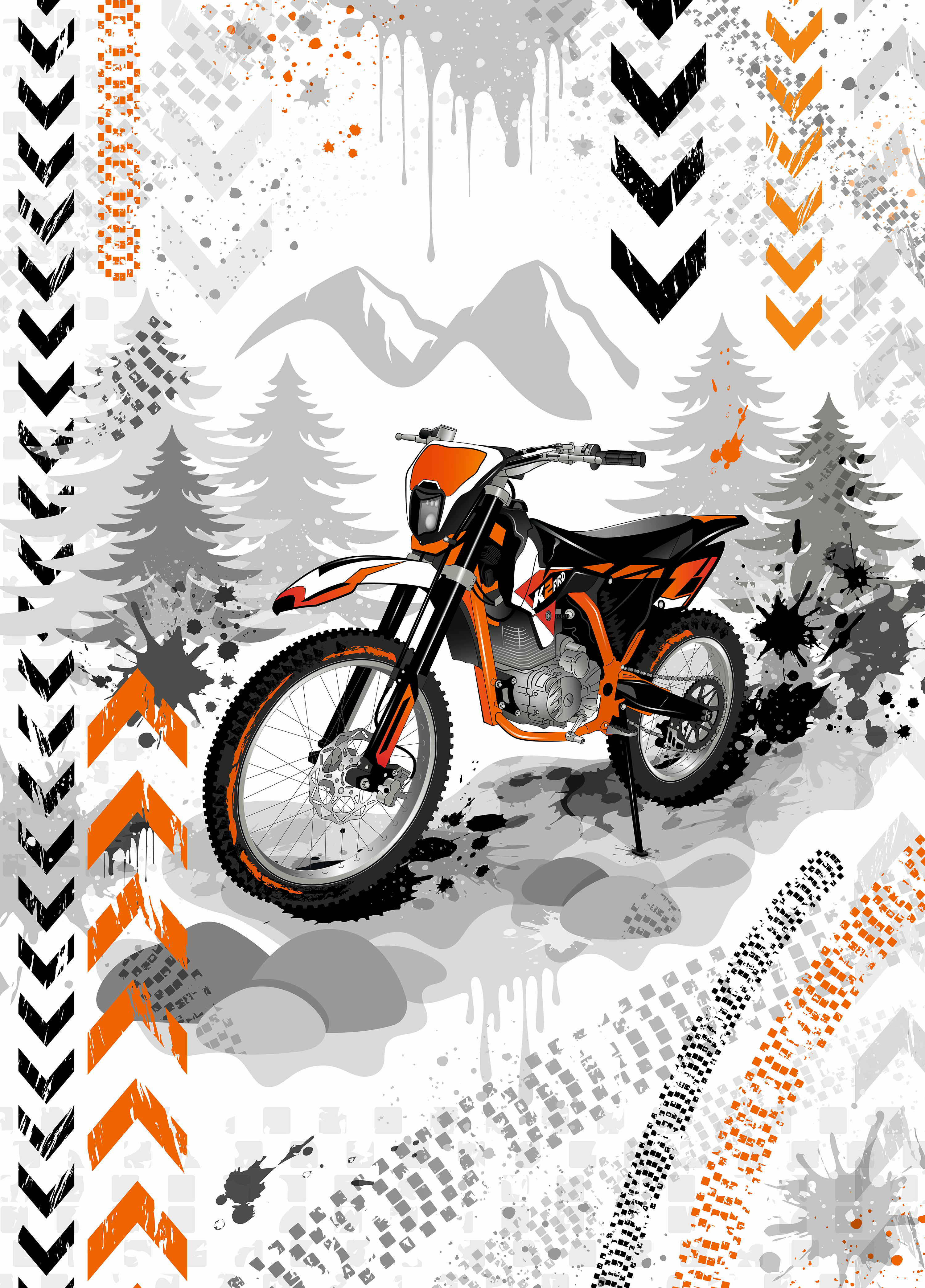 Customfactory. Обои с мотоциклом. — Изображение №8 — Иллюстрация, Маркетинг на Dprofile