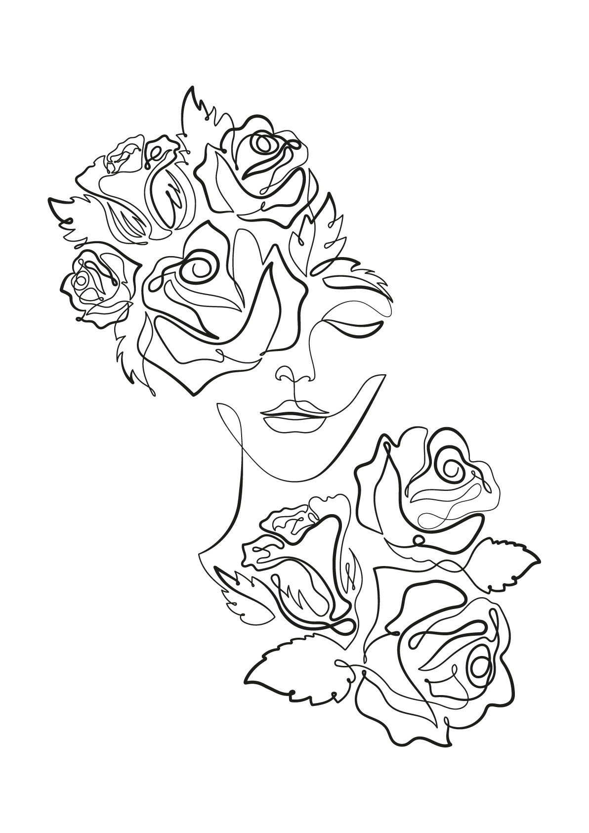 Девушка - цветок. — Изображение №4 — Иллюстрация, Маркетинг на Dprofile