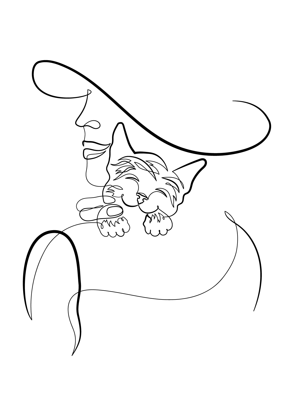 Коты и кошки. — Изображение №13 — Иллюстрация, Маркетинг на Dprofile