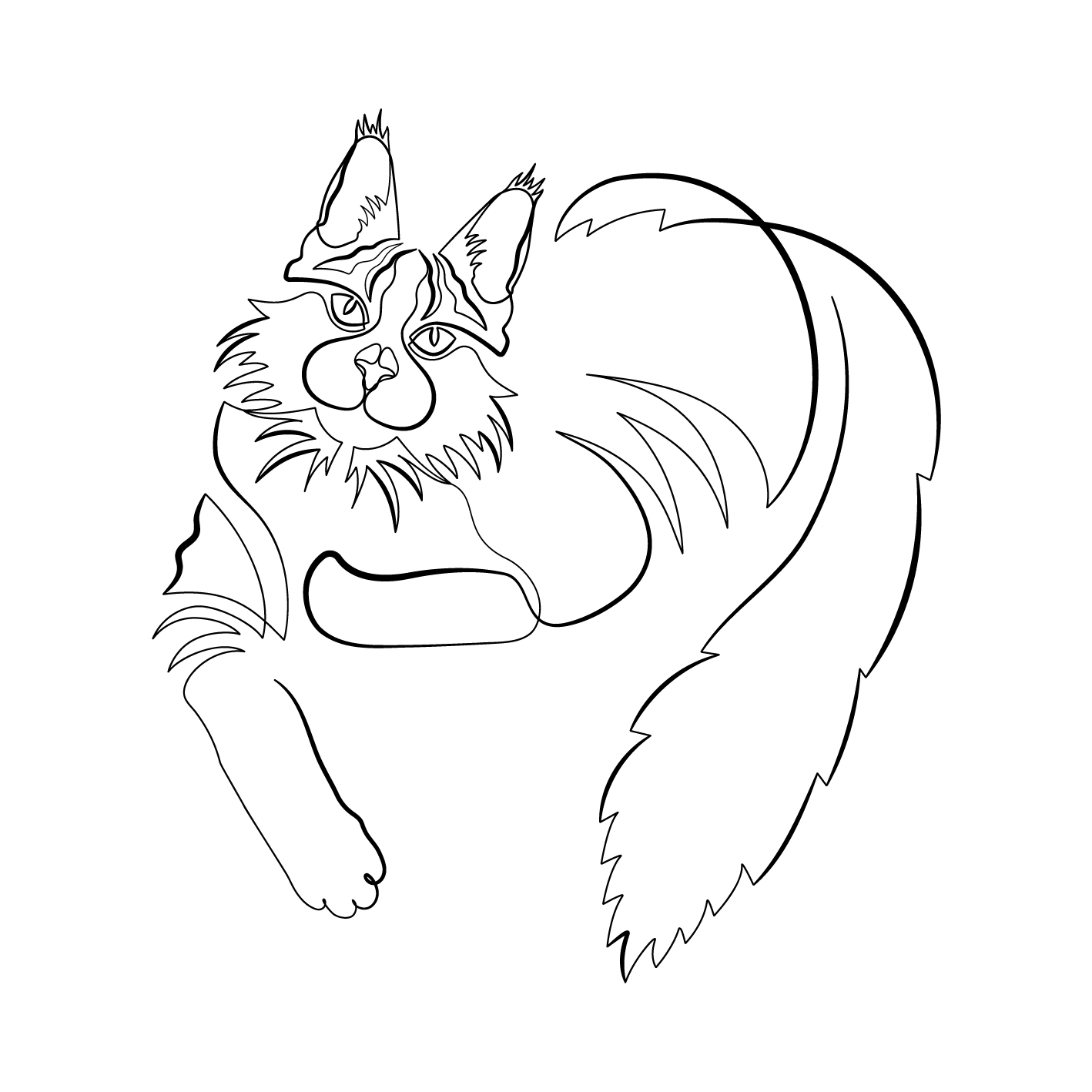 Линейные иллюстрации. Line Art. — Изображение №12 — Иллюстрация, Маркетинг на Dprofile